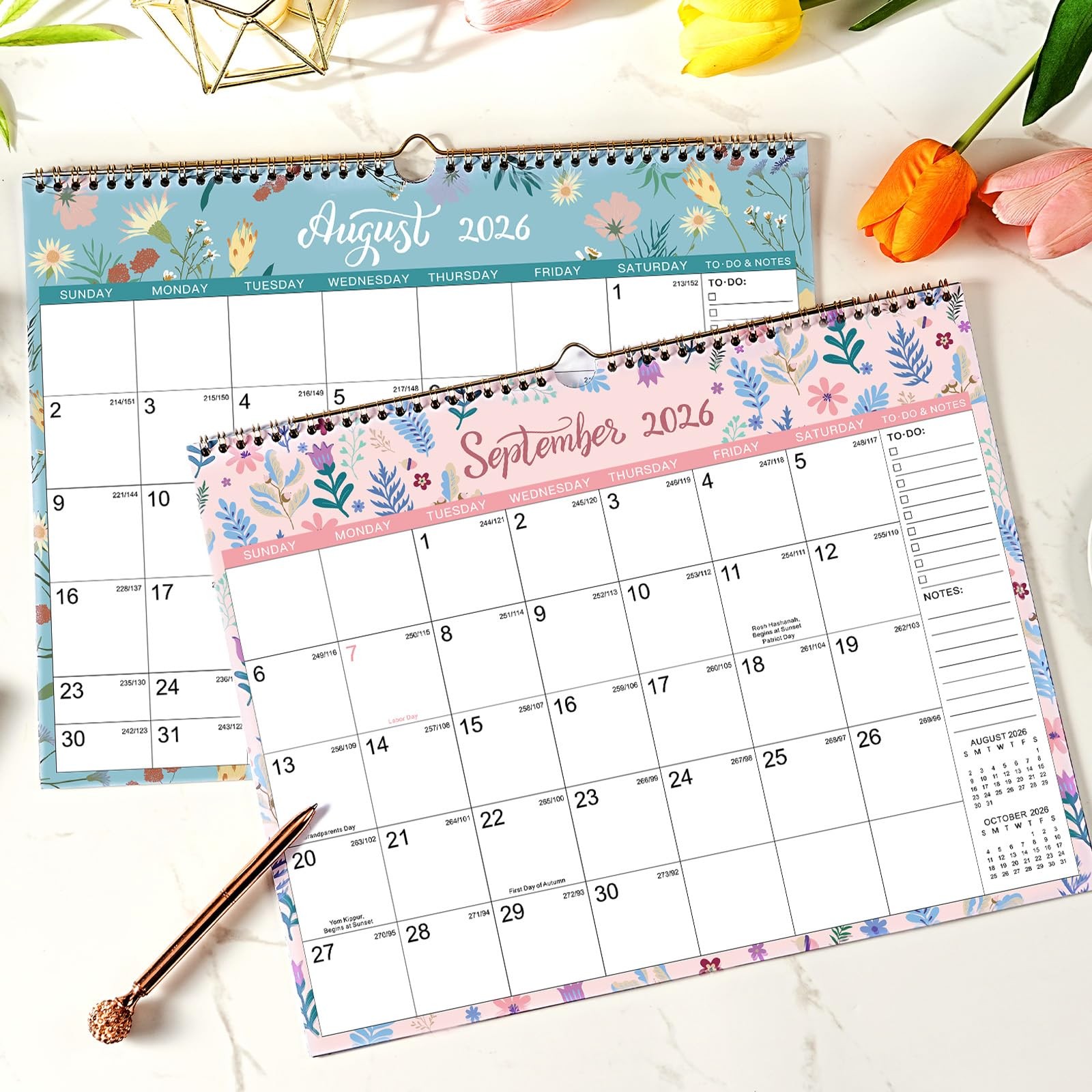 Calendar 2026-2027 – Wall 2026-2027, Jul 11.6″ x 14.8″, Muticolored