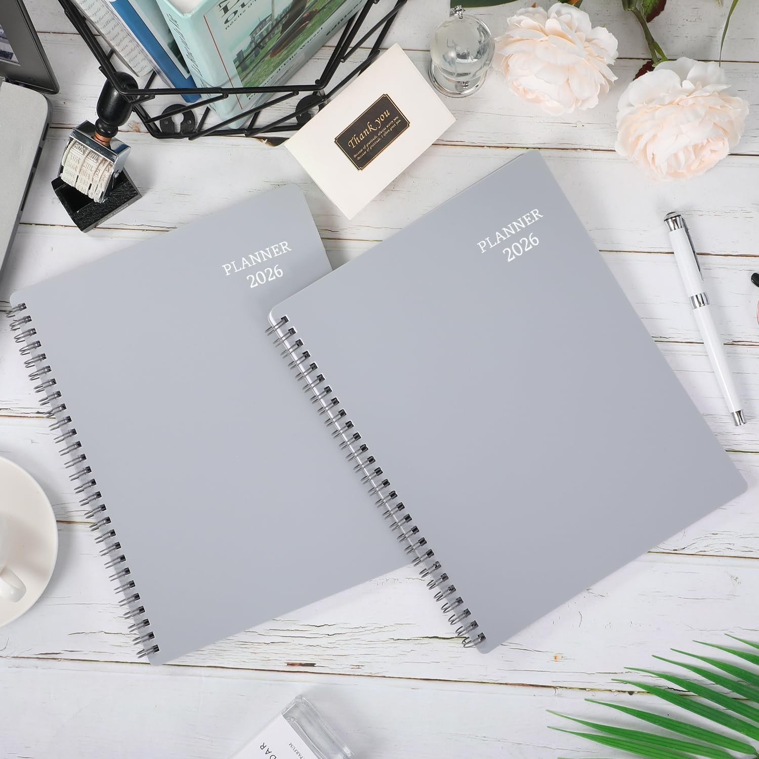 Stylish 2026 Planner – 8″x10″, Waterproof Cover & Comprehensive Monthly Planning