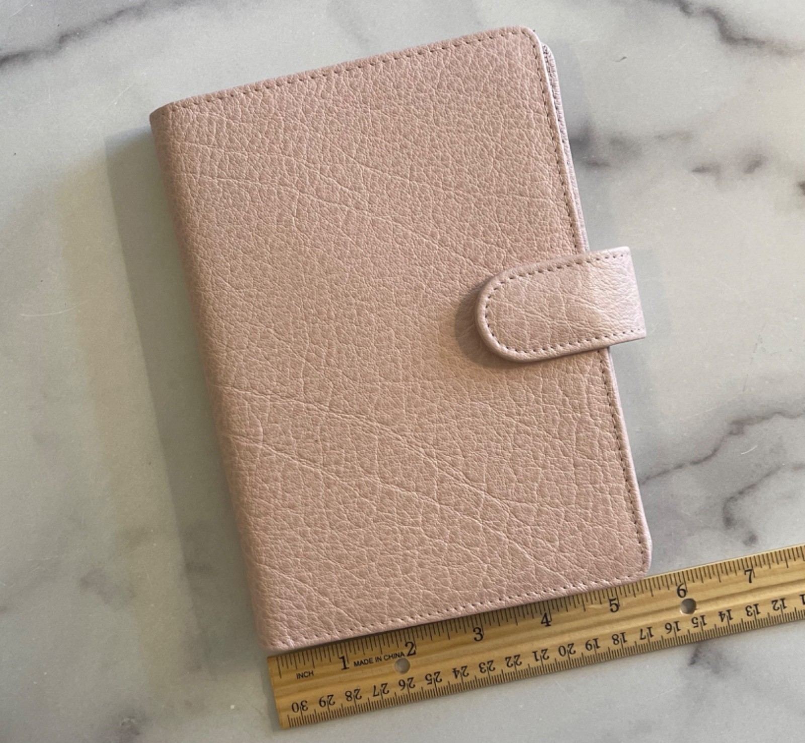Van Der Spek B6 Codex Beautiful Leather-Parme Pink bound notebook cover