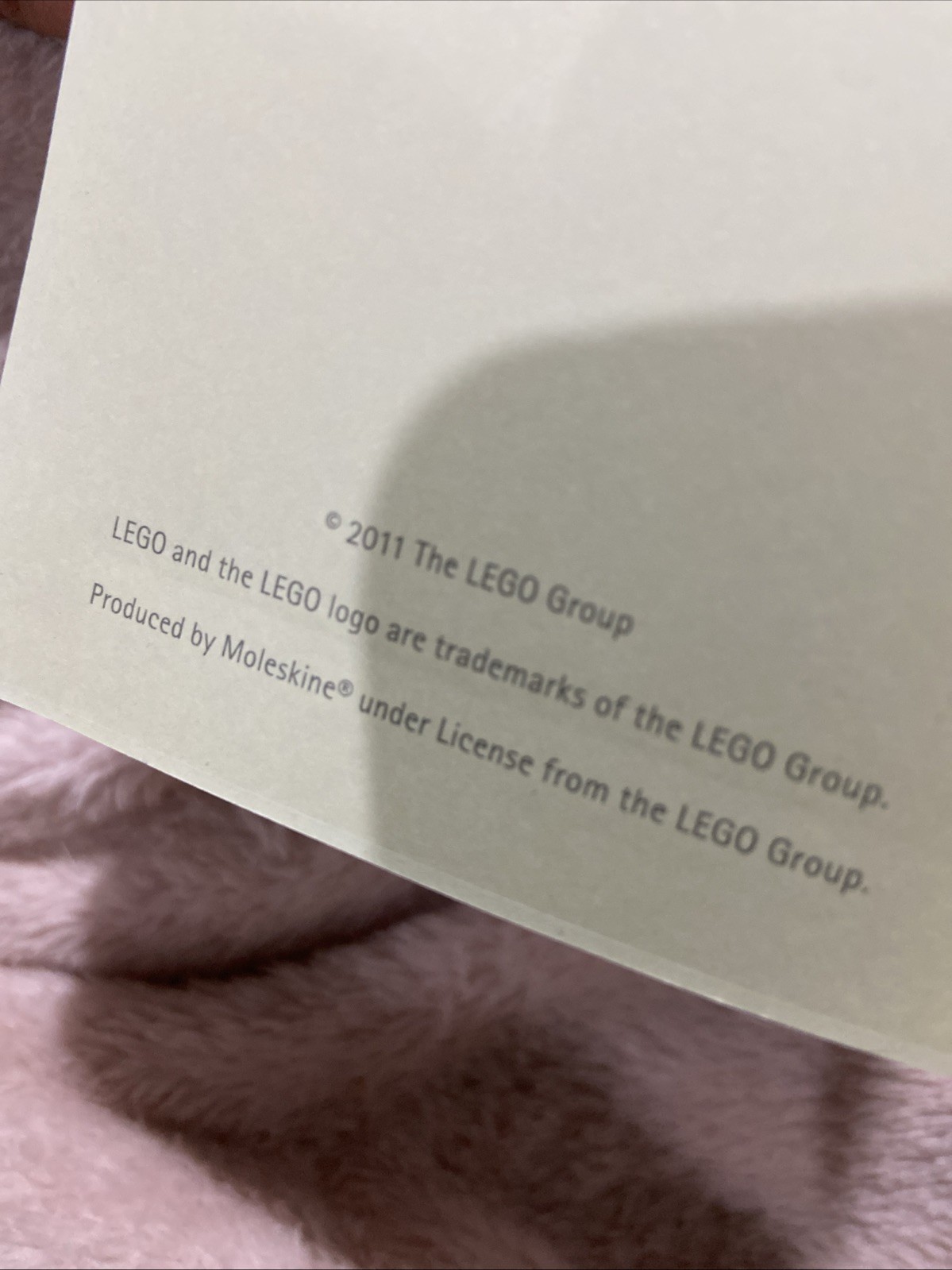 Lego Moleskin Limited Edition Journal Diary Notebook Think WithYour Hands Green