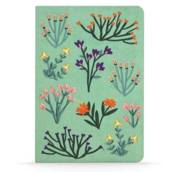 Denik Petite Blooms Embroidered Journal