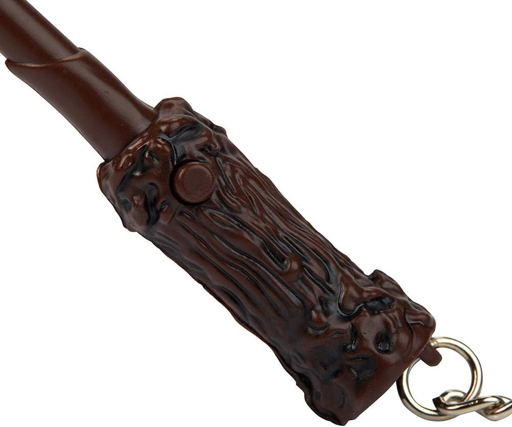 Harry Potter Unisex, Jugendliche Lumos Wand Torch Schlüsselanhänger., Braun, Nic