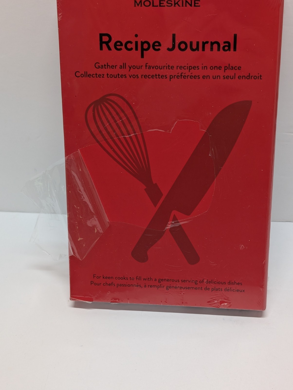Moleskine Recipe Journal Notebook Scarlet Red Sealed New – Read Desc