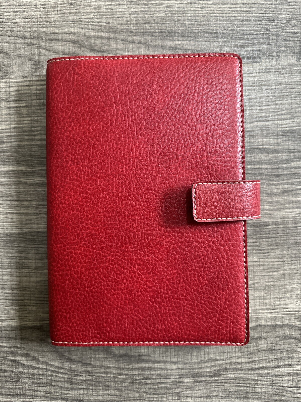 Fiorentina Italy Red Leather Journal Notebook 5.5” X 8.5” NEW