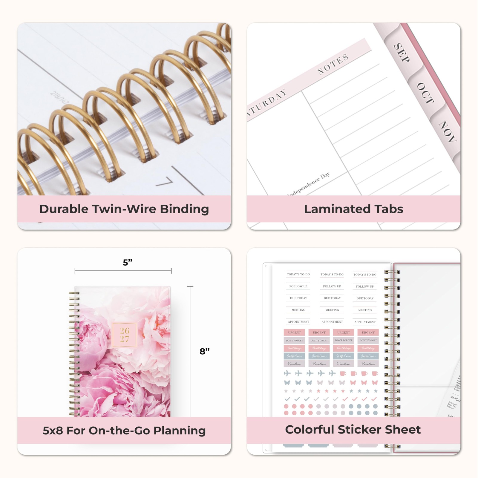 Blue Sky Rachel Parcell 2026-2027 Weekly and Monthly Academic Year Planner Ca…