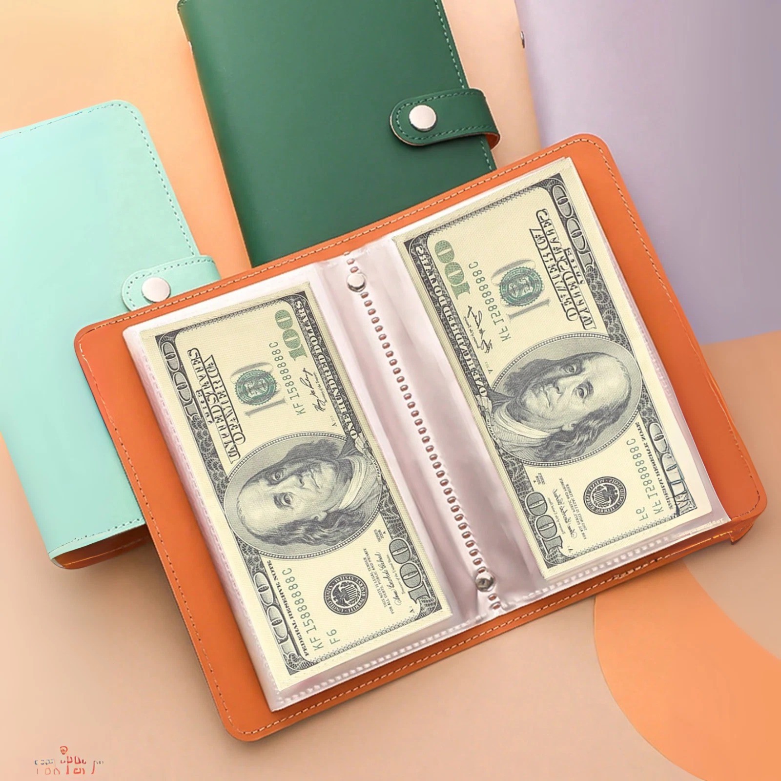 Money Saving Binder 100Pc Envelope Budget Challenge Planer Pouch Money Save Book