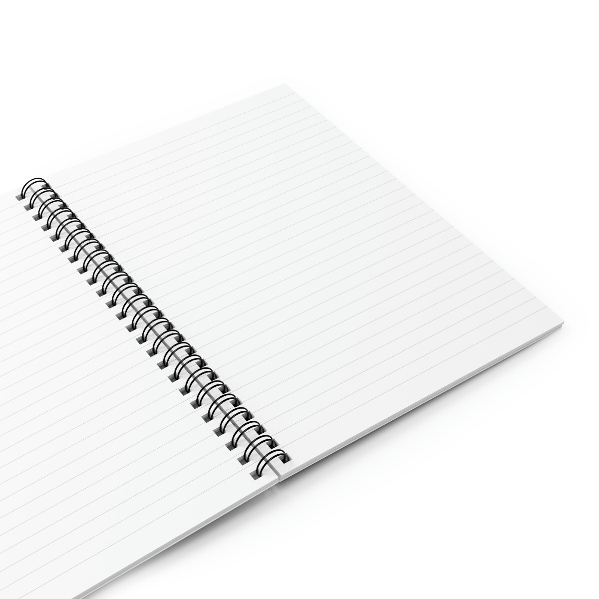 Small Spiral Notebook-Magenta Pink Floral-Black Polka Dots-White