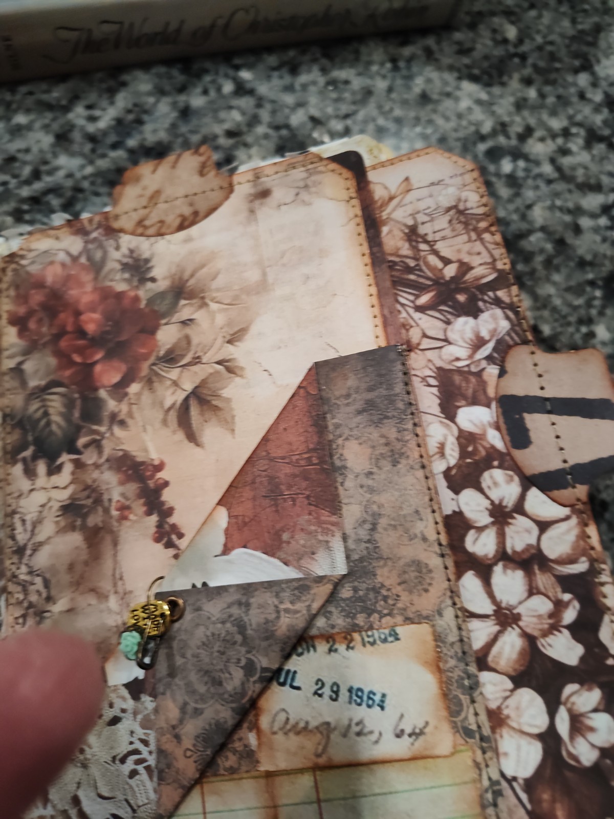 Handcrafted Vintage Journal, Planner, Diary, sketechbook
