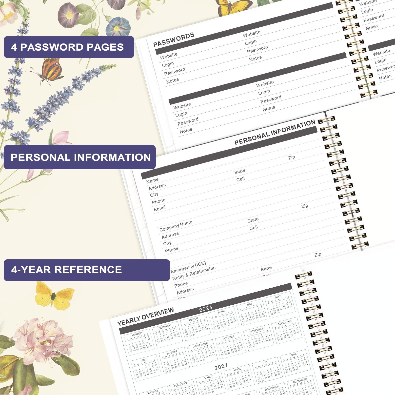 2026-2029 Monthly Planner – 3 Year Monthly Planner 2026-2029, July 2026-June …