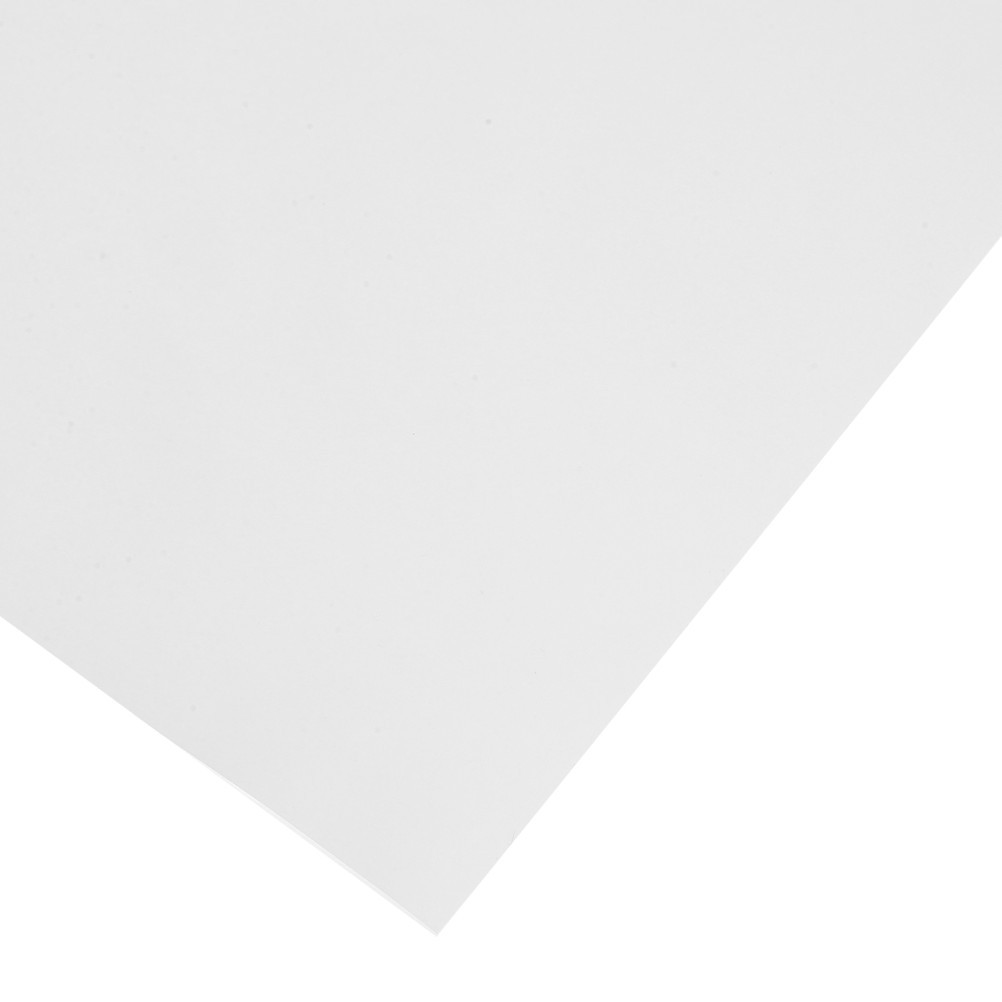 100Pcs Blank White Sticker Album Inserts with Smooth Writing and Reusable Pages