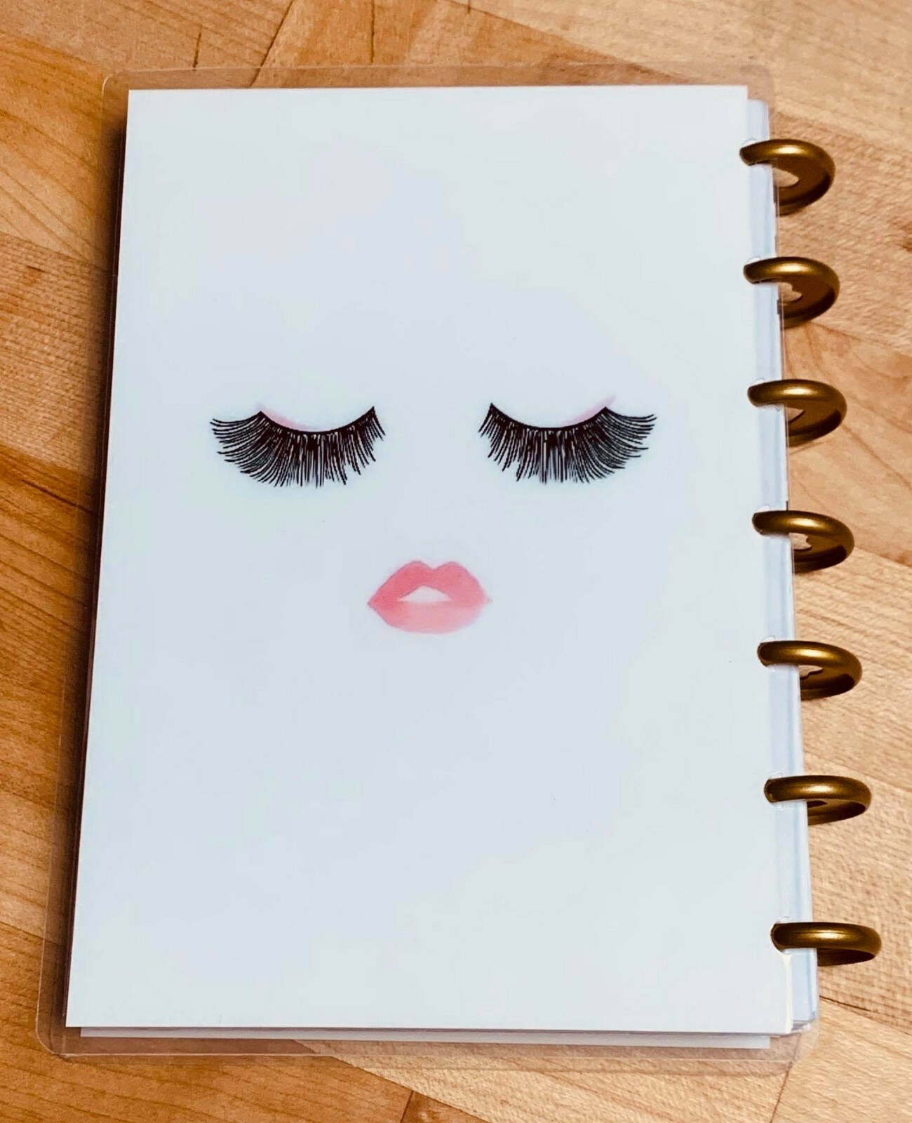 Quote *I woke up like this* Lashes Cover Set 4 use with the MINI Happy Planner