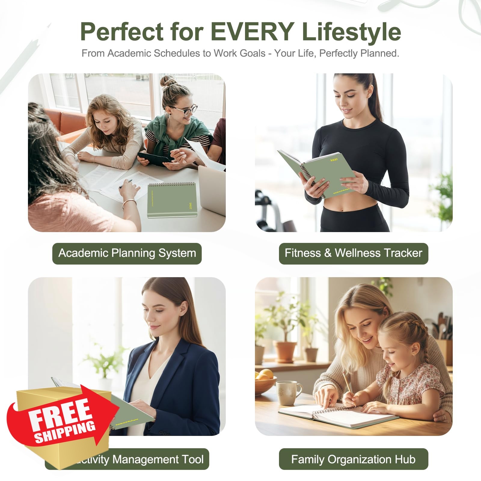Valome A5 B-Green Planner 2027