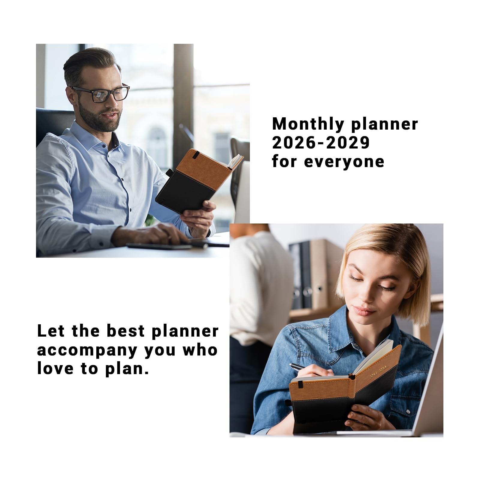 2026-2029 Pocket Calendar/Planner – 3 Year Monthly Pocket Calendar 2026-2029, fr