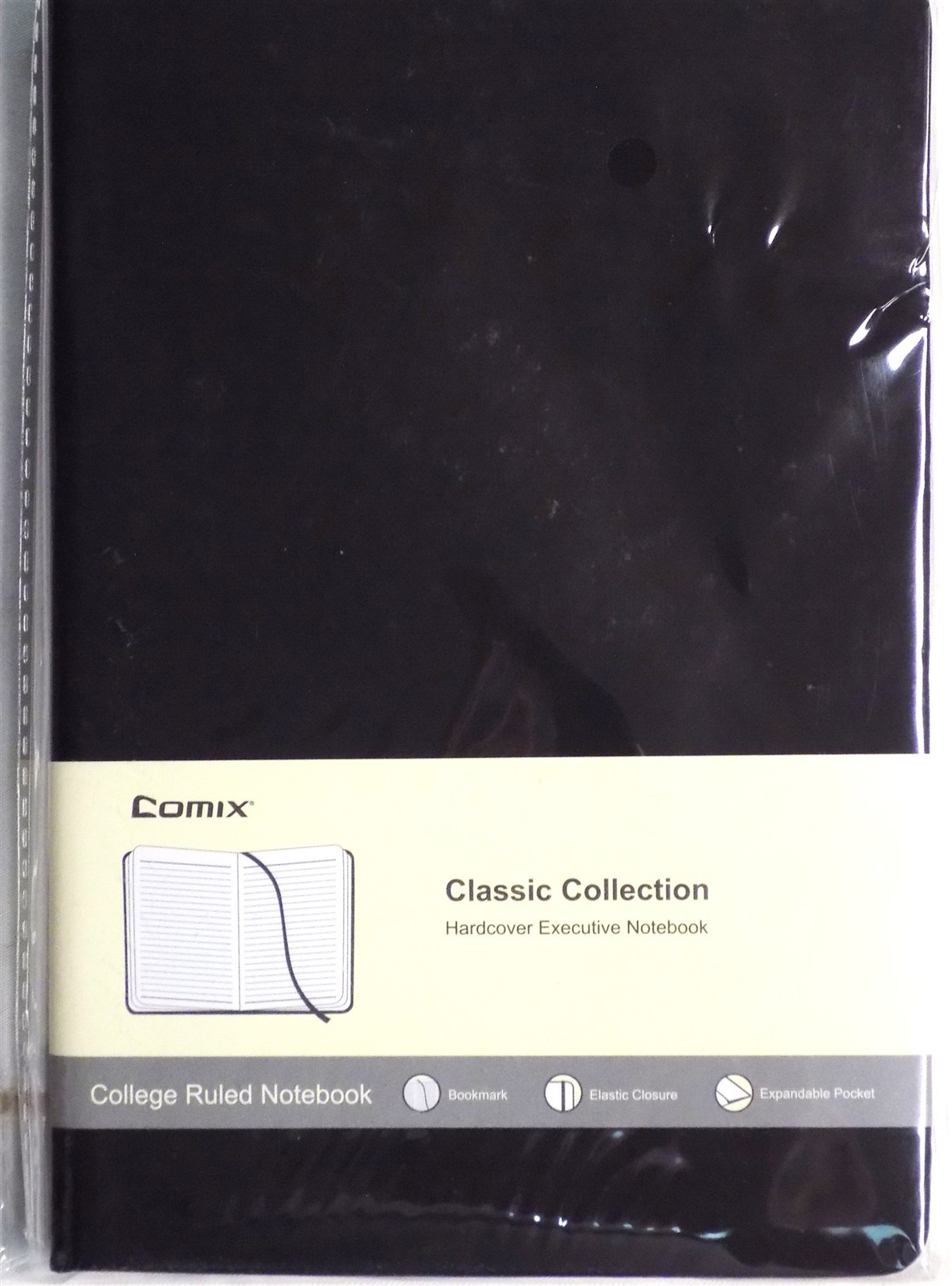 Comix Classic Collection Hardcover Executive Notebook Black