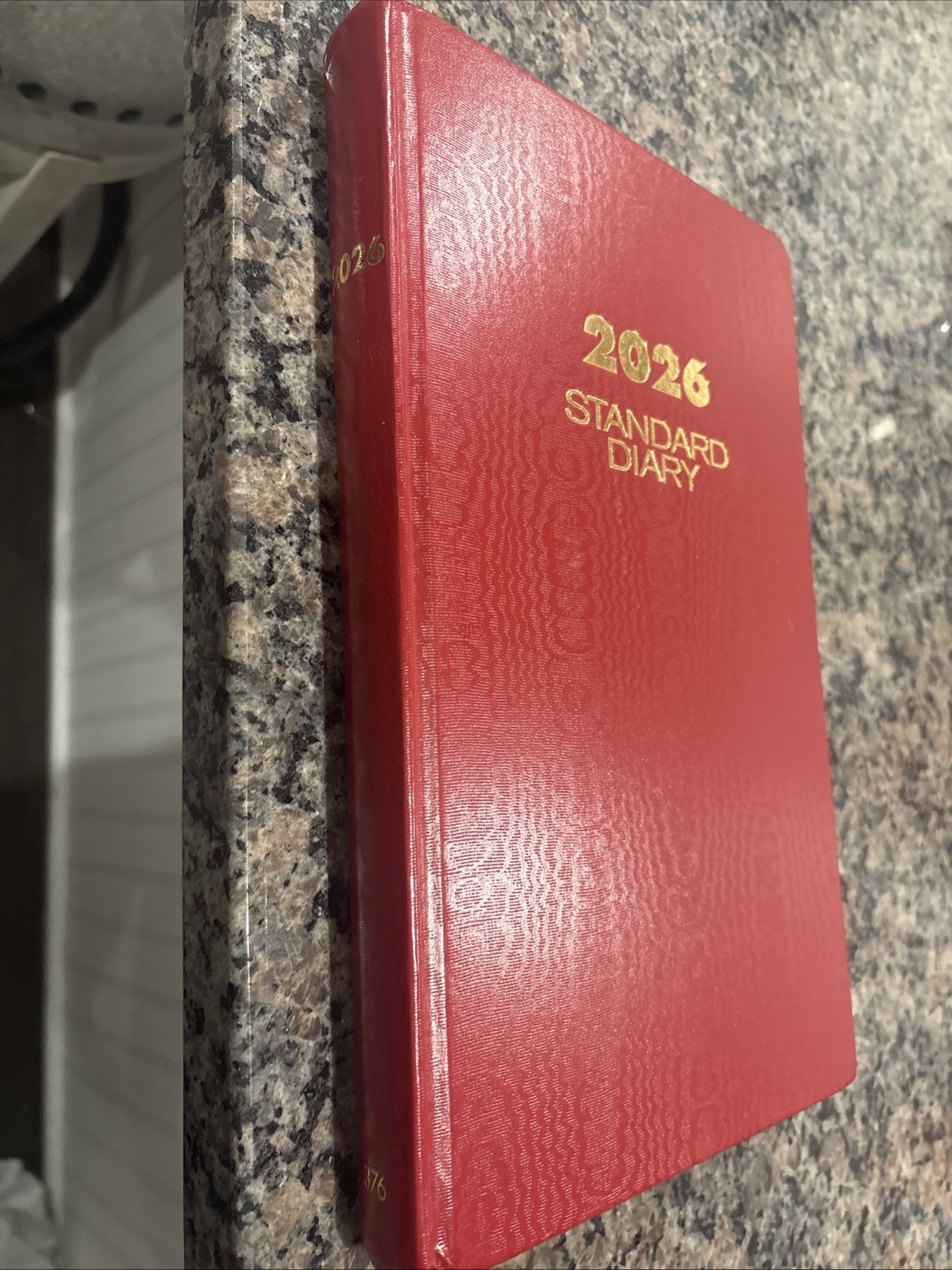 2026 Standard Daily Planner, 7-3/4″ X 12″, Large, Hardcover, Red (SD376-13)