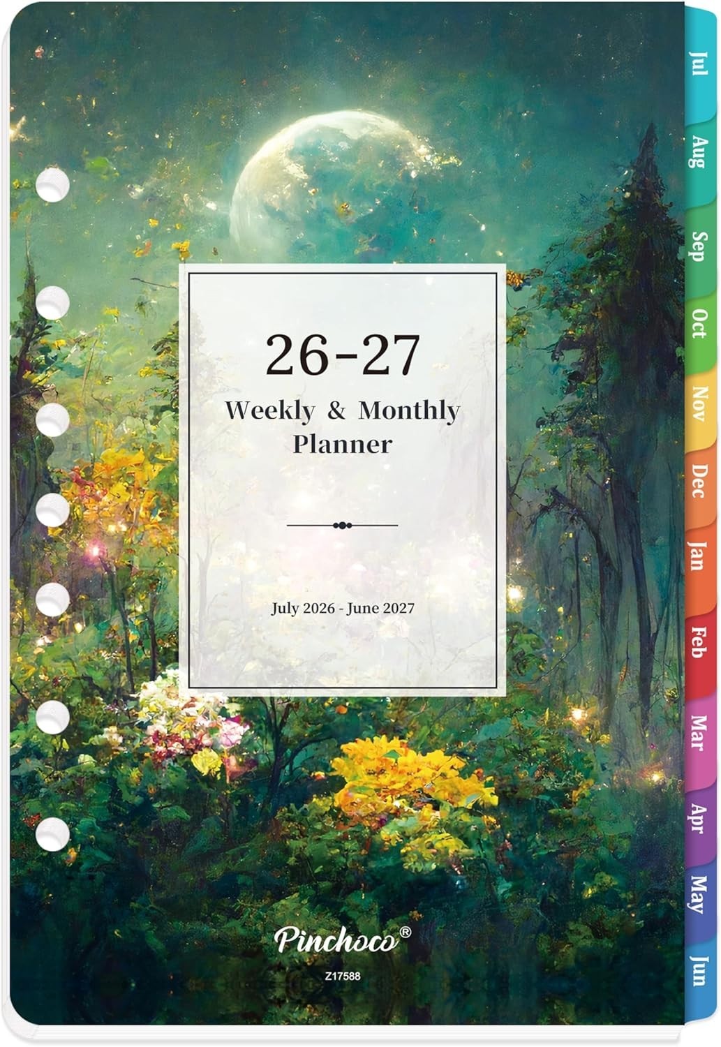 Stylish 2026-2027 A5 Planner Refills – Monthly & Weekly Pages, 5.5” x 8.25”