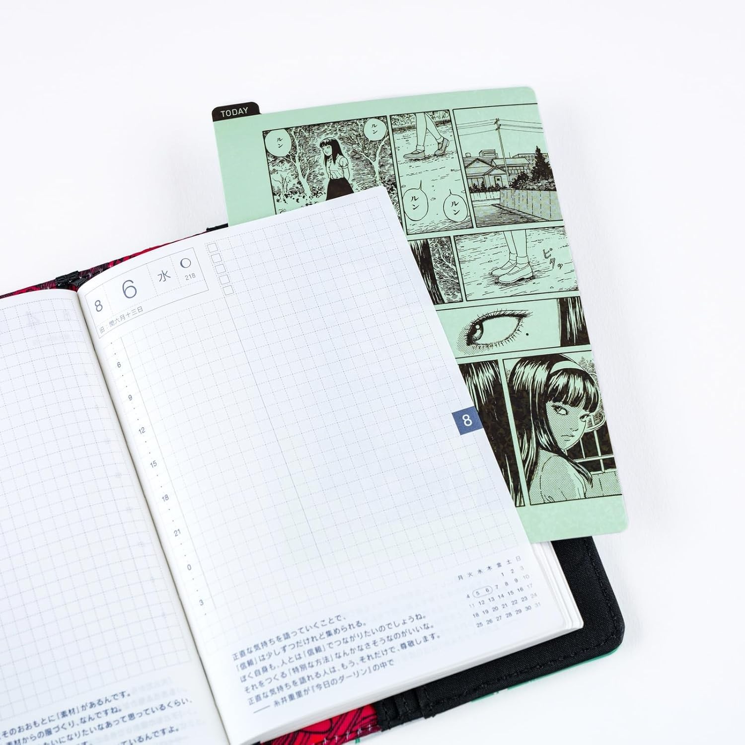 Hobonichi Techo 2026 Tomie by Junji ItoA6 Pencil Board NEW Japan Import