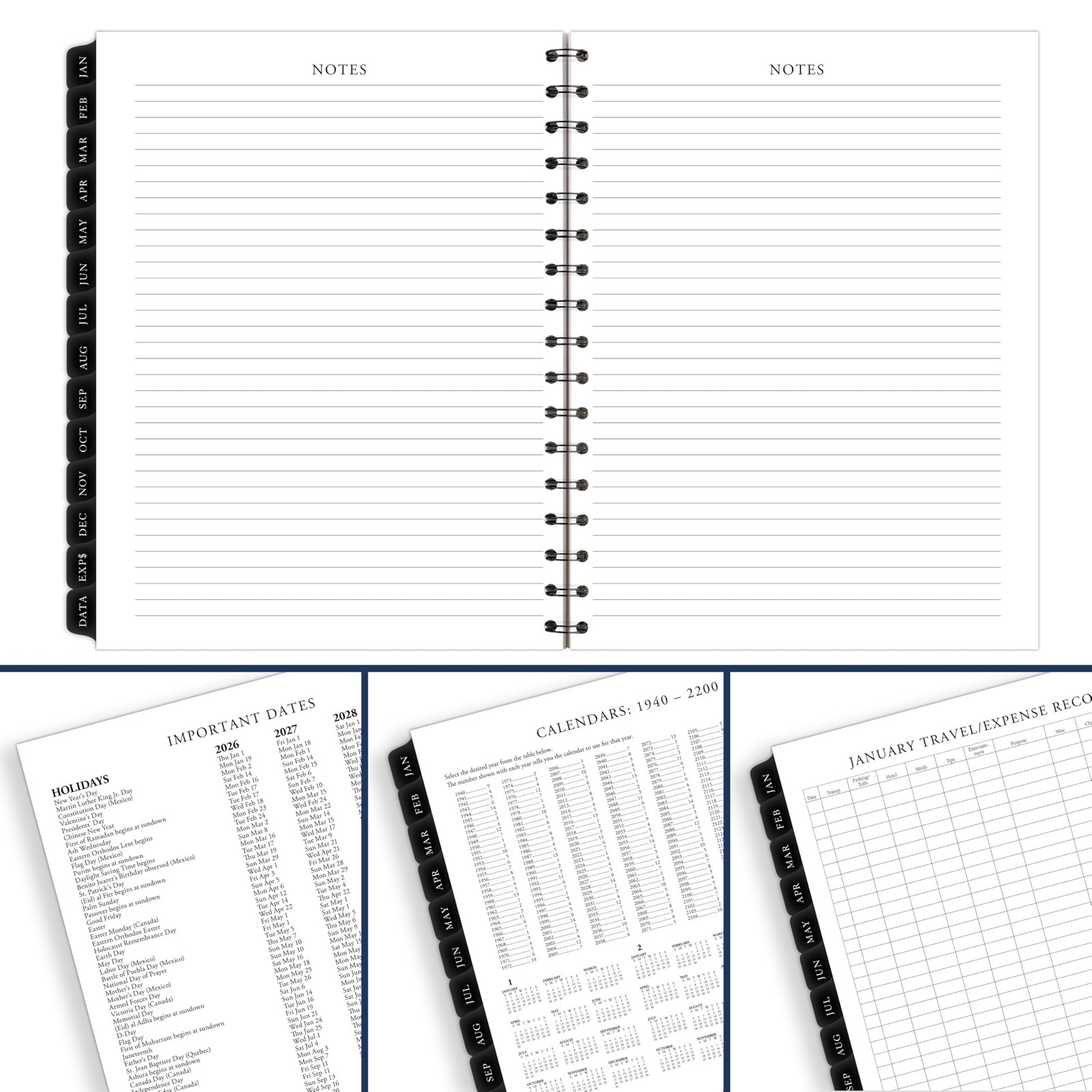 AT-A-GLANCE 2026 Weekly Monthly Appointment Book 6.5 x 8.75 inches, White