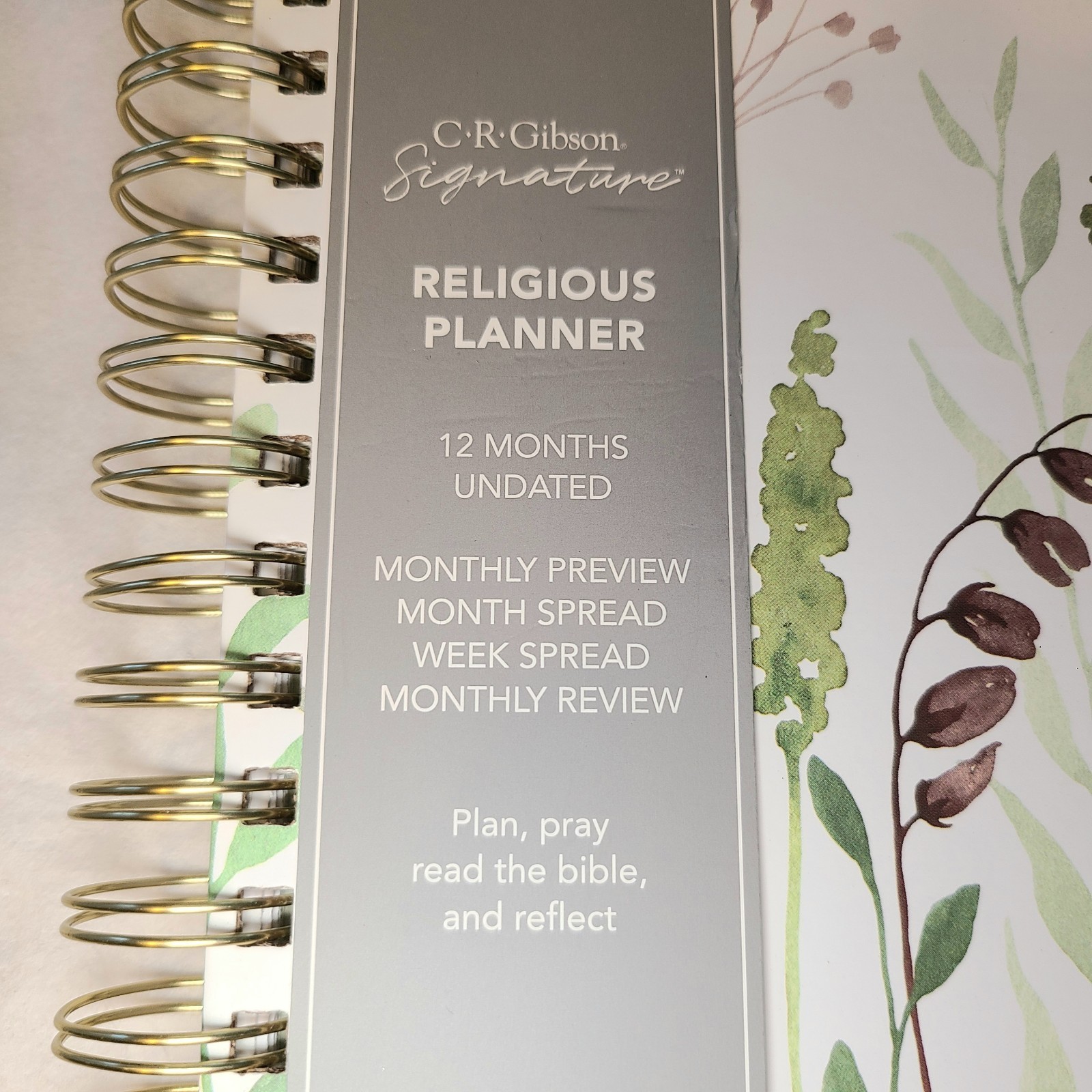 12 Month Undated Religious Planner
