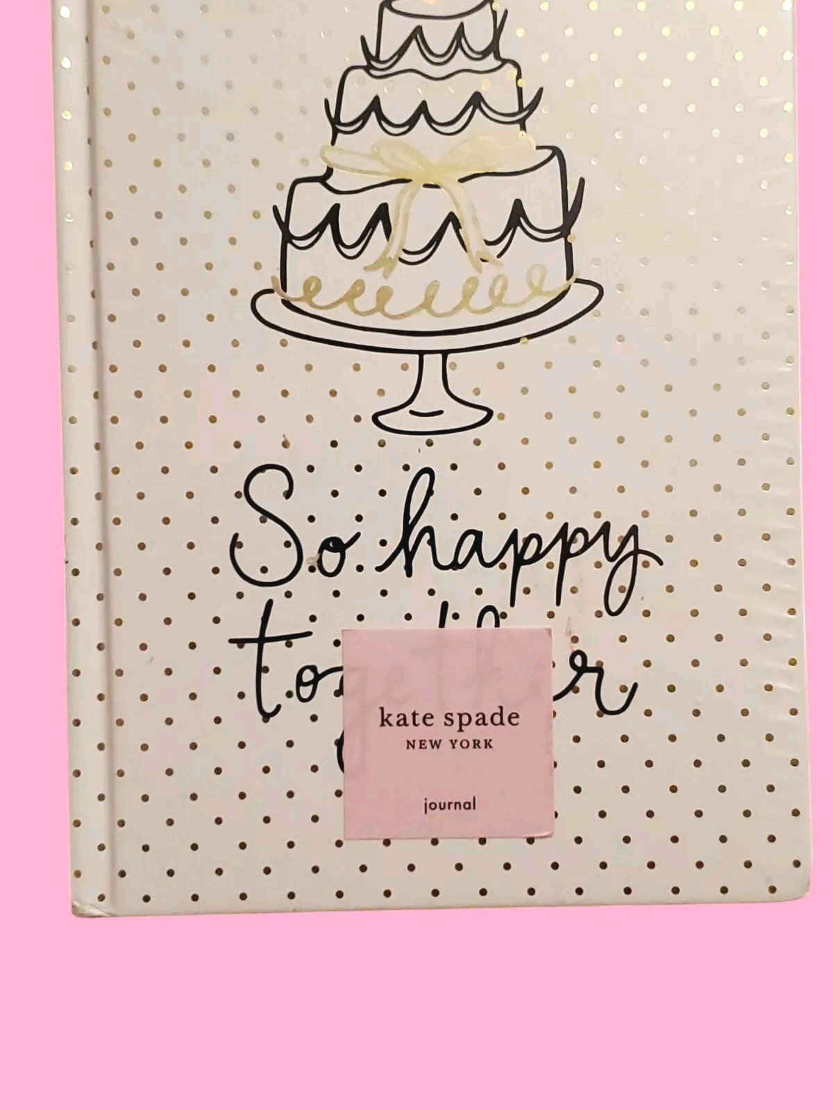 Kate Spade New York Bridal Journal 8.25″ X 5.25″ Bound Notebook Happy Together
