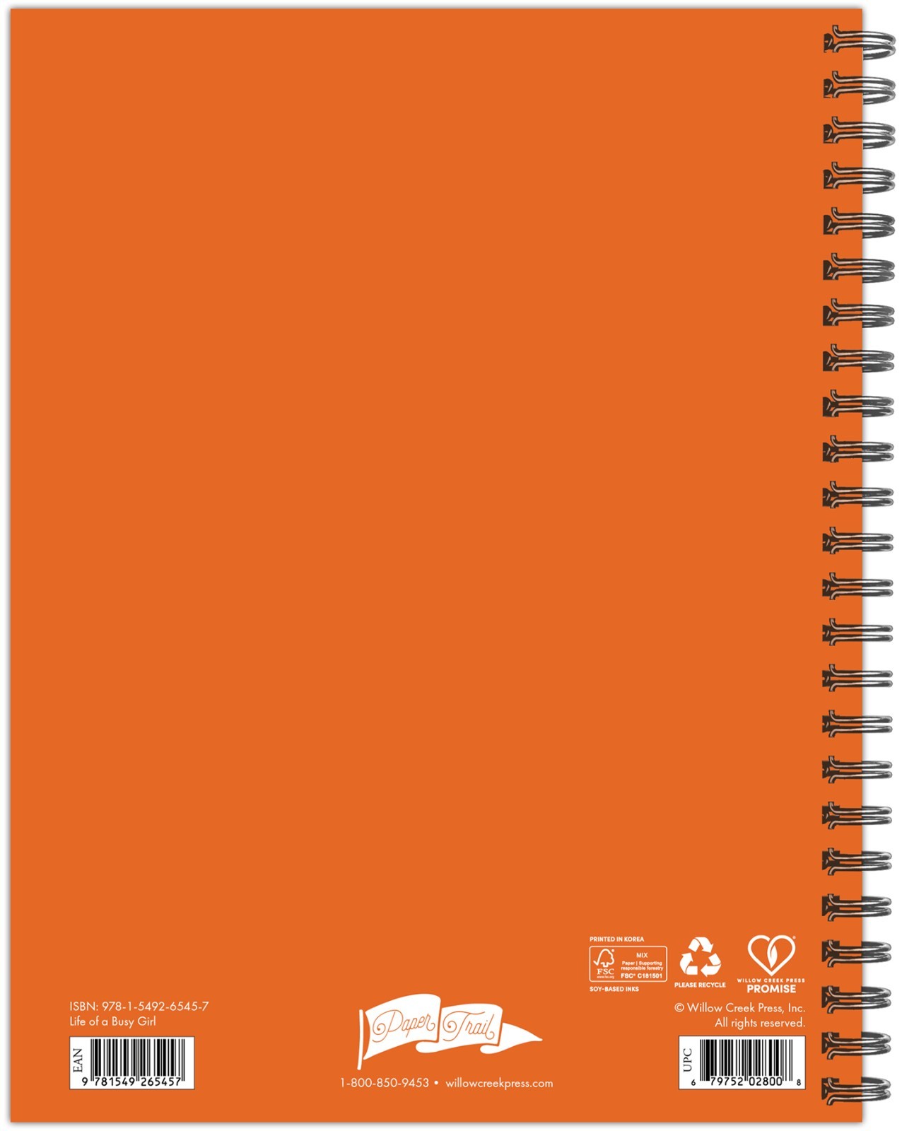 Life of a Busy Girl Academic Year July 2026-June 2027 6.5″ x 8.5″ Weekly Planner
