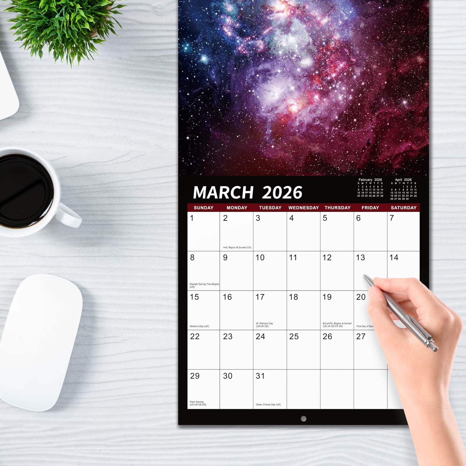 2026 Wall Calendar – 2026 Calendar, 12 12 inch x 12 inch, ‎Multicolored