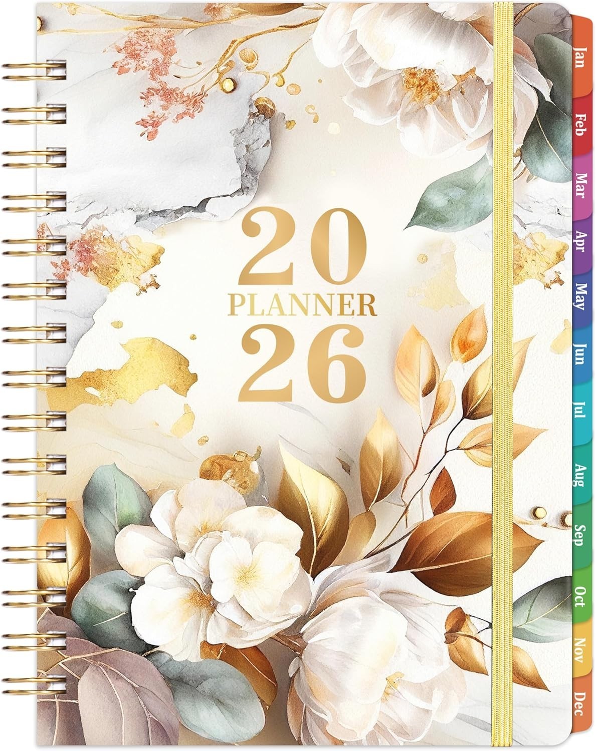 2026 Planner, Weekly and Monthly Calendar Planner, January 2026-December 2026