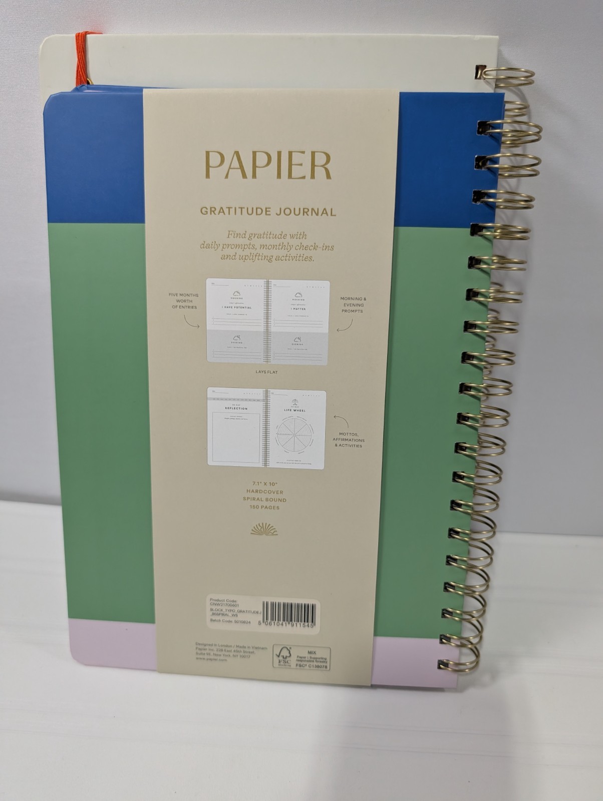 Think Ink, Spritz & Papier Hardback Spiral-Bound Journal & Planner Book Lot of 3