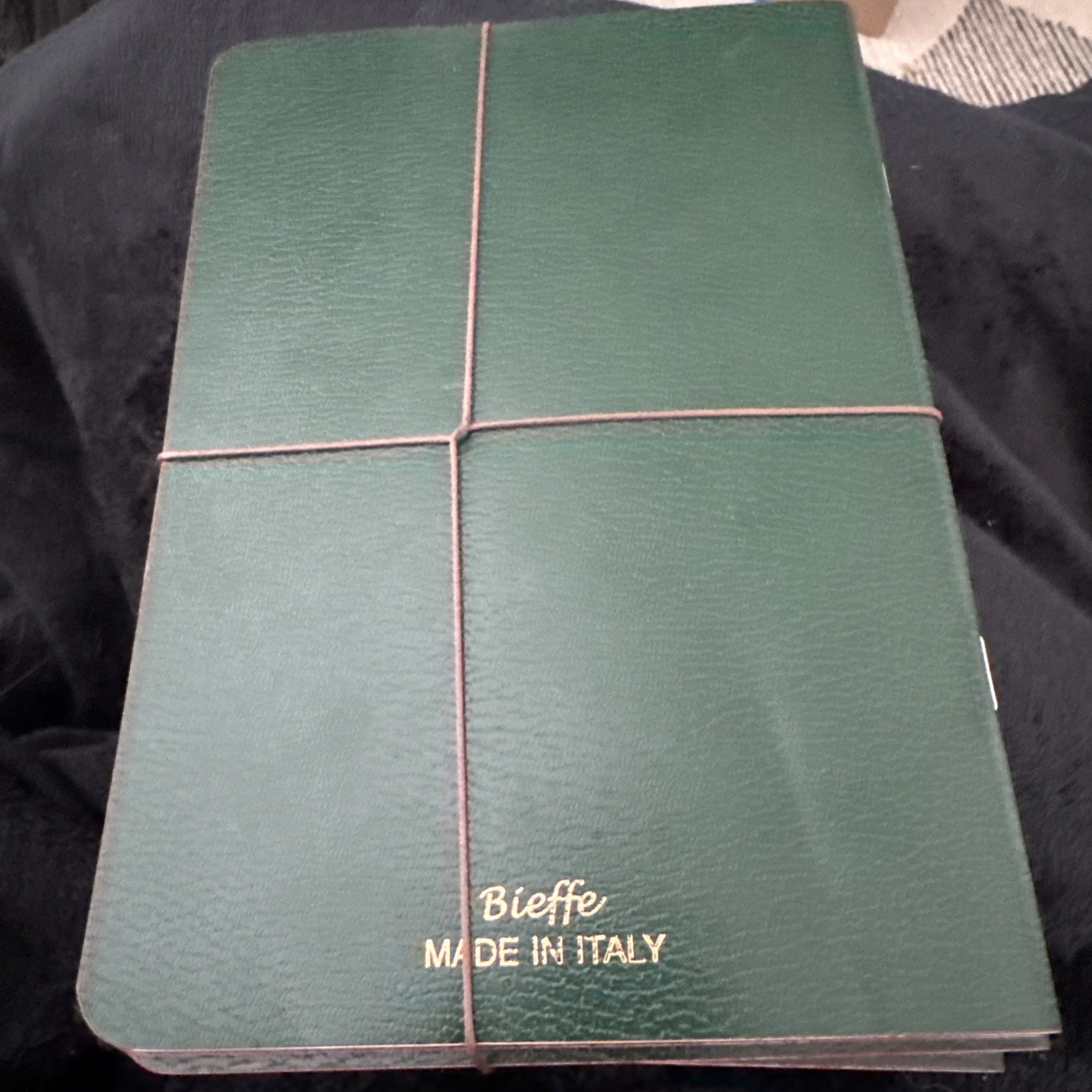Bieffe Handmade Journal Notebook Made in ITALY 6 Pack Green Leather