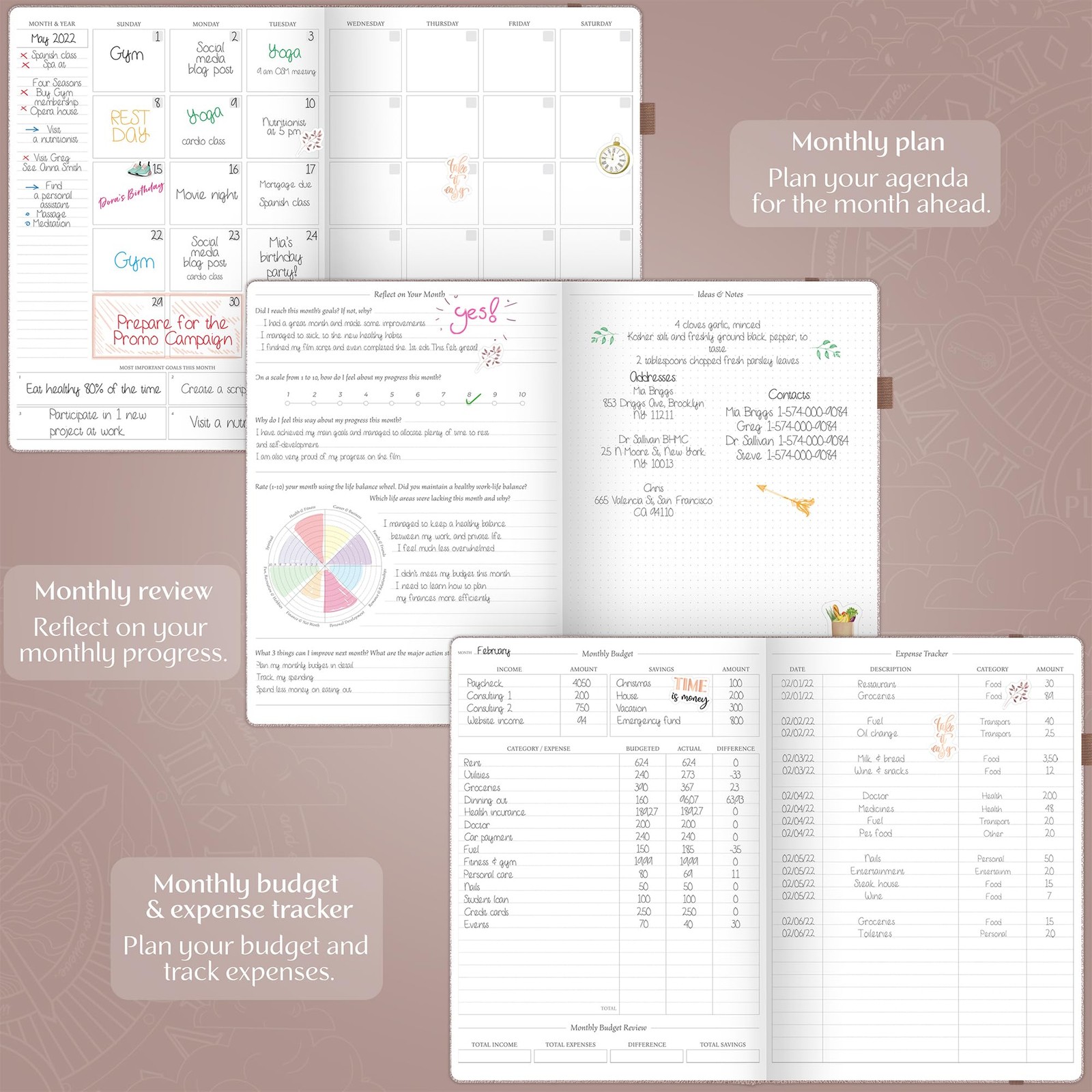 Legend Hourly Planner PRO Premium – Undated Schedule Planner with Time Slots …