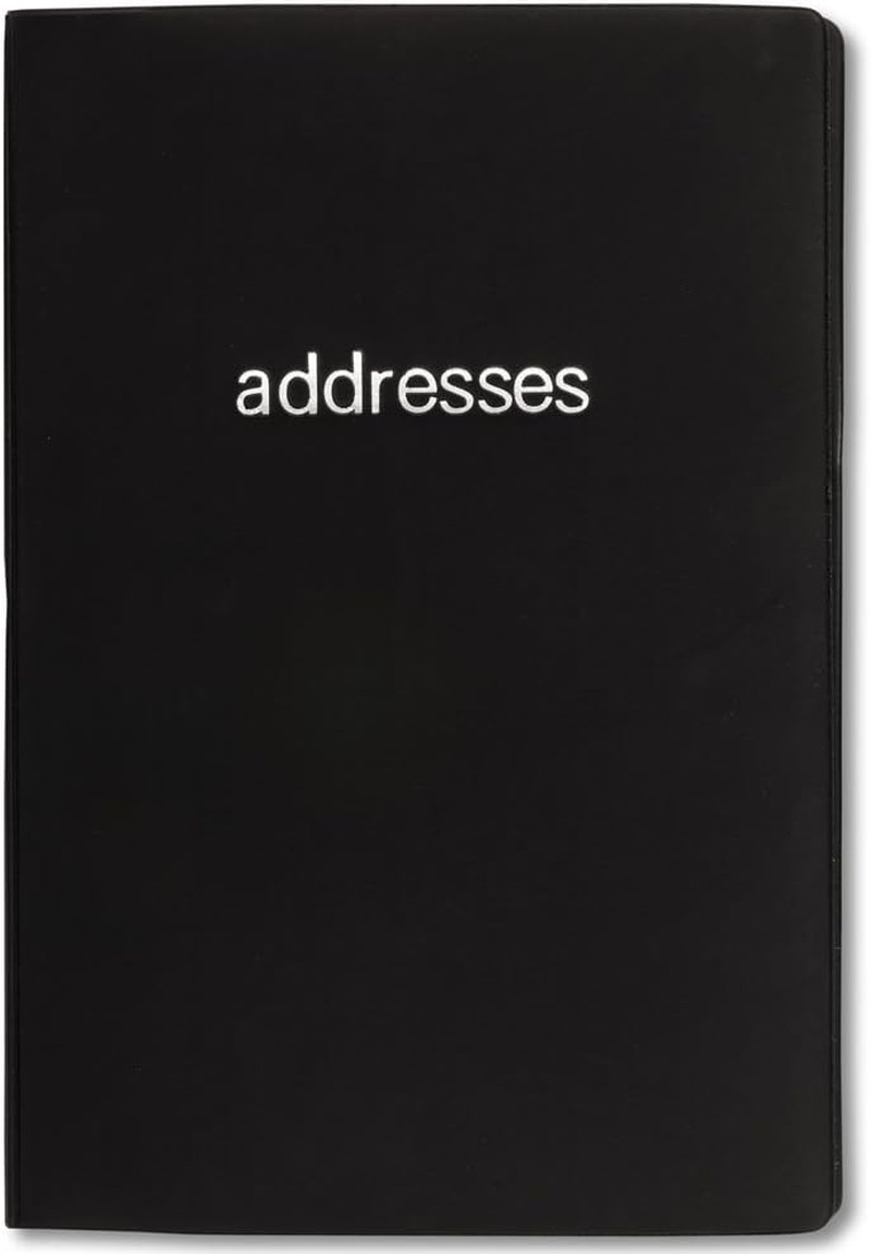 Telephone and Address Book; Large Print; Smooth Cover; Assorted Colors