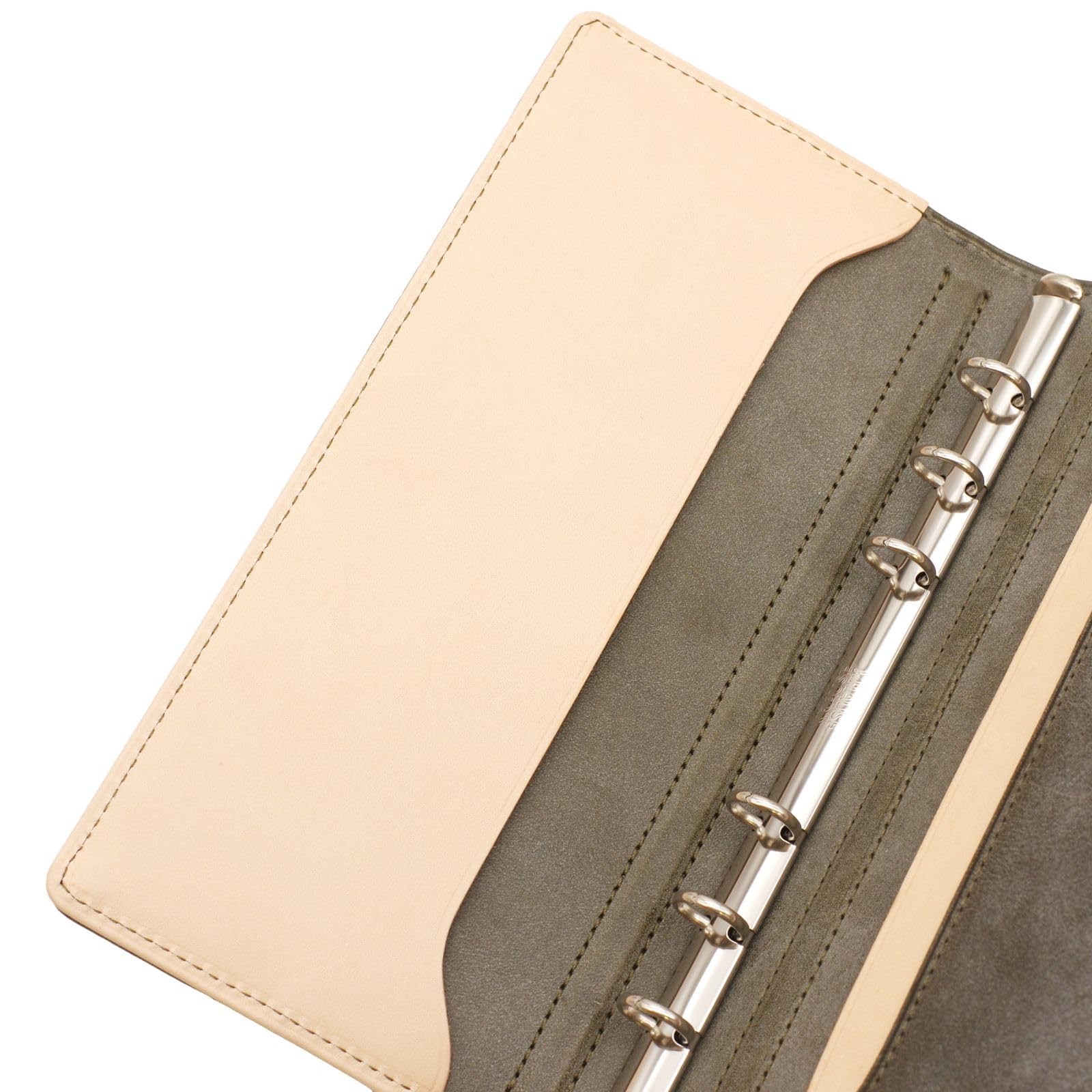 DESIGNPHIL N/PEARCE Narrow Size 11mm Green Genuine Leather System Planner