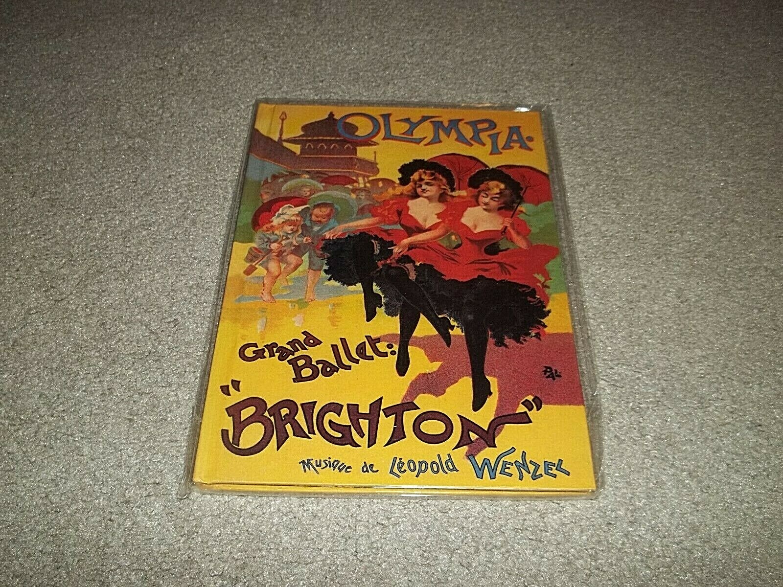 Vintage Rare French Bound Journal Olympia Grand Ballet The Philadelphia Group