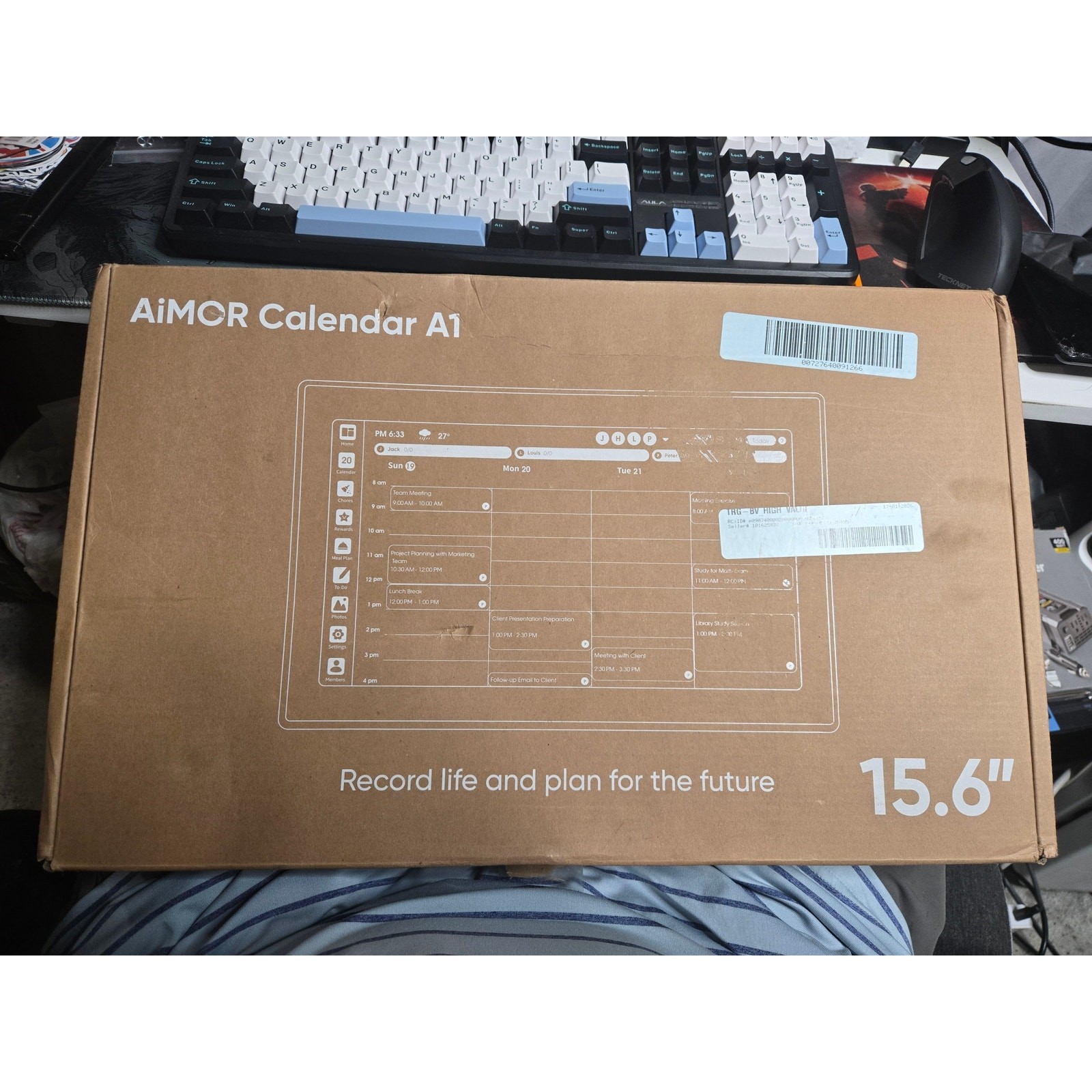 AiMOR Calendar A1 15.6″ Smart Digital Family Planner New Open Box