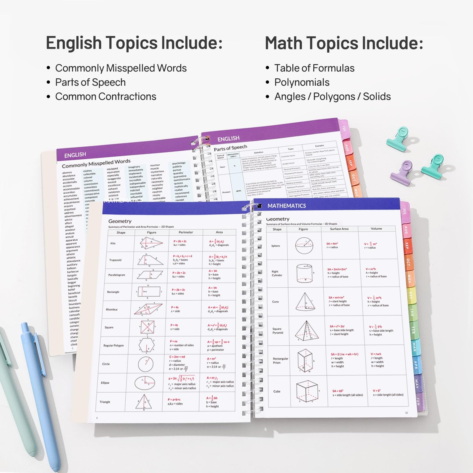 Student Planner 2026-2027, SUNEE Academic Weekly & A5 6.5″×8.3″, Black