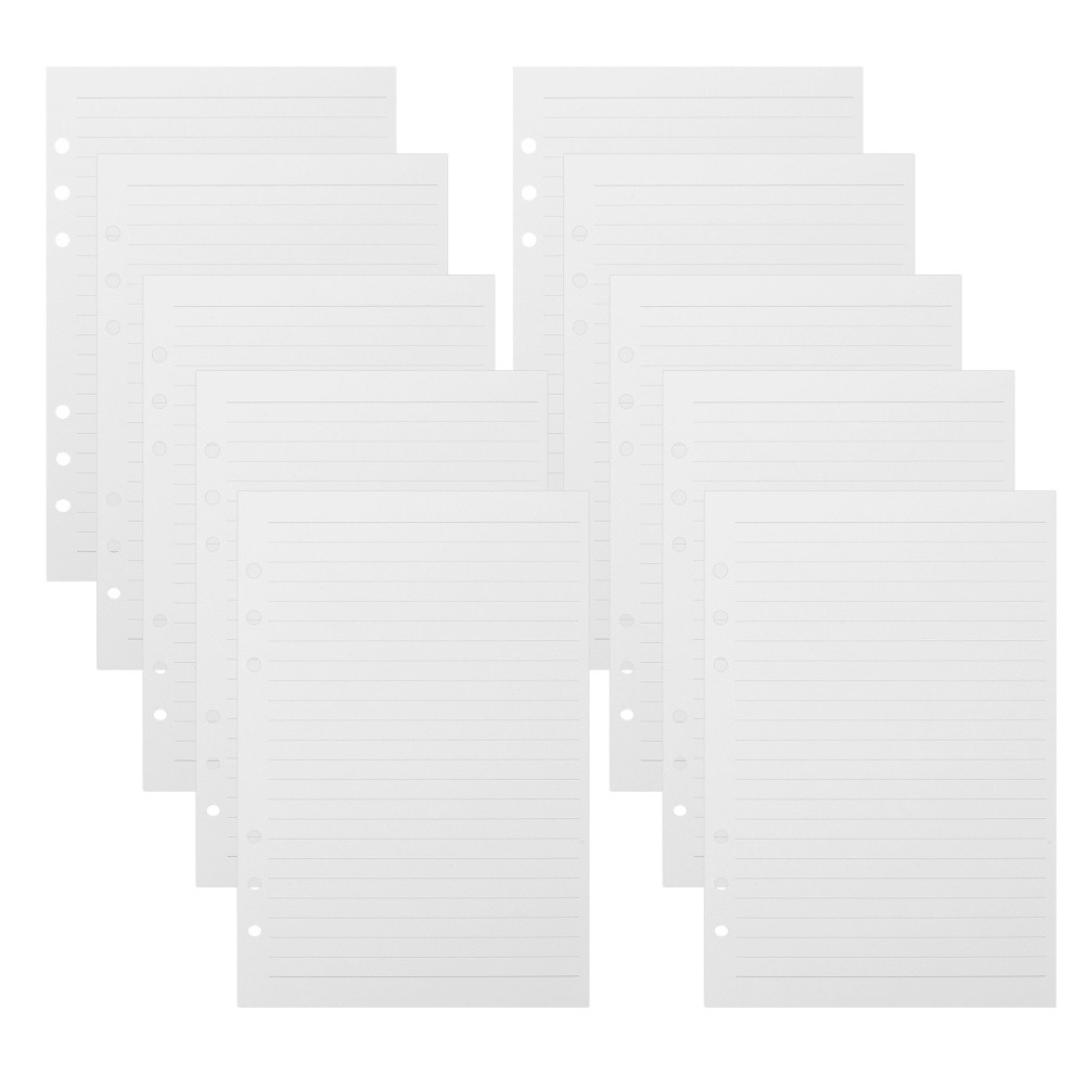 225 Sheets Replenishment Planner Inserts Lined Notebook Paper