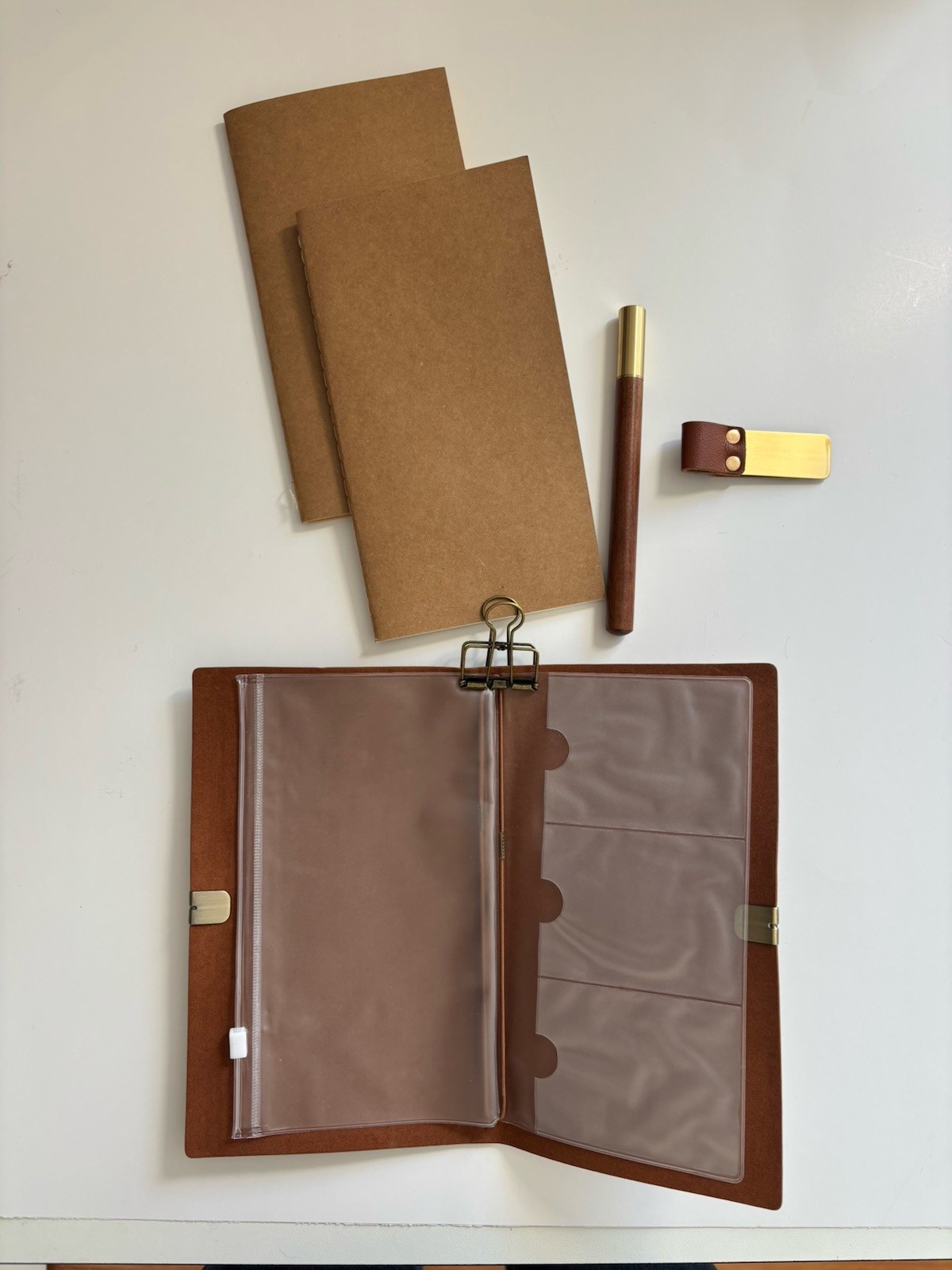 Things I Want To Say In Meeting But Can’t TN Cover Notebook Pen Clip Holder More