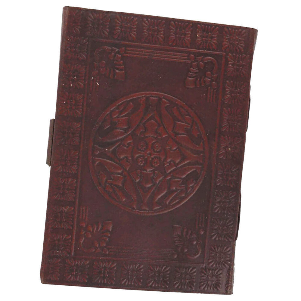 Celtic Circle Handmade Leather Blank Journal – 220 Pages – Medieval Diary