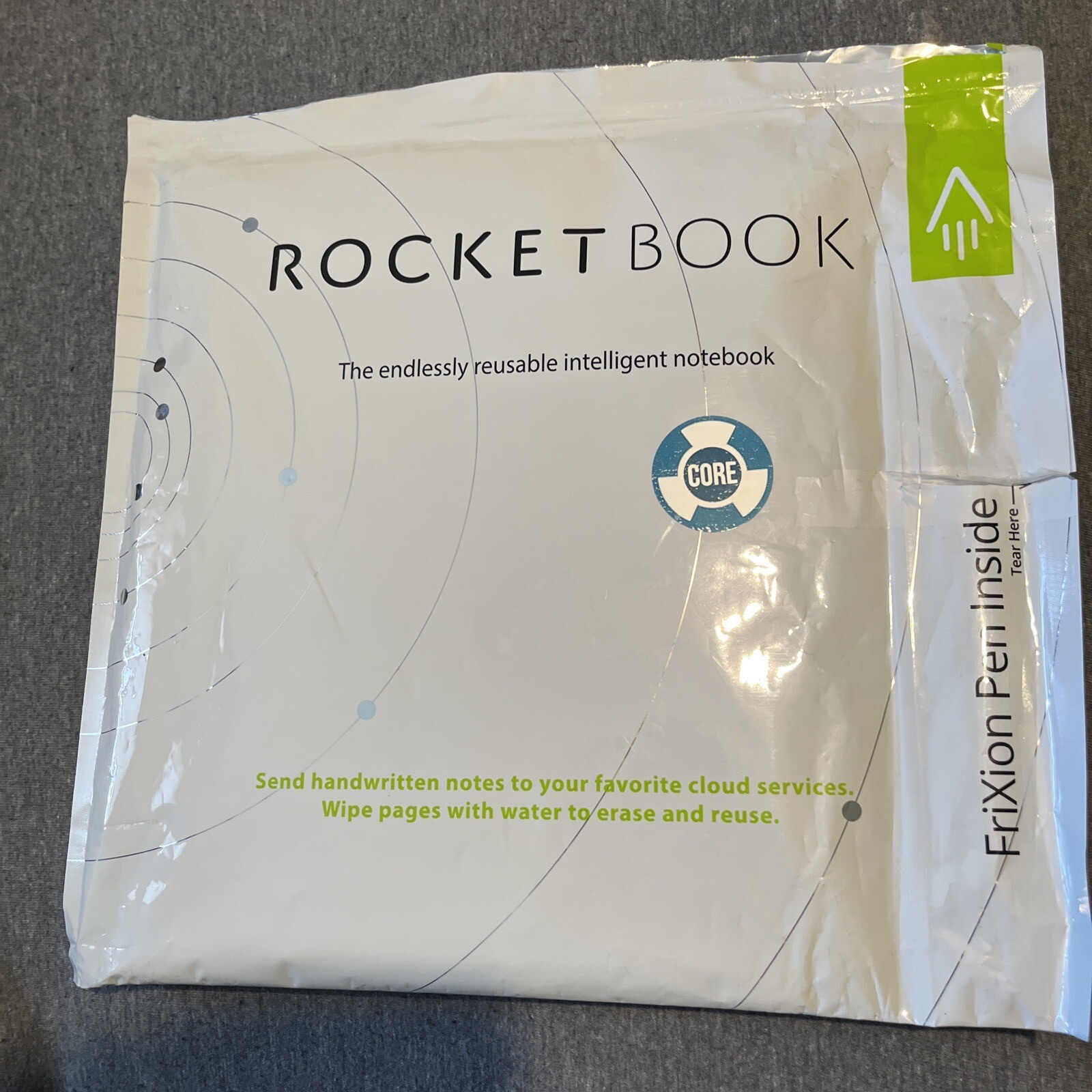 Rocketbook Smart Reusable Notebook – Eco-Friendly New Open As Shown In Pics