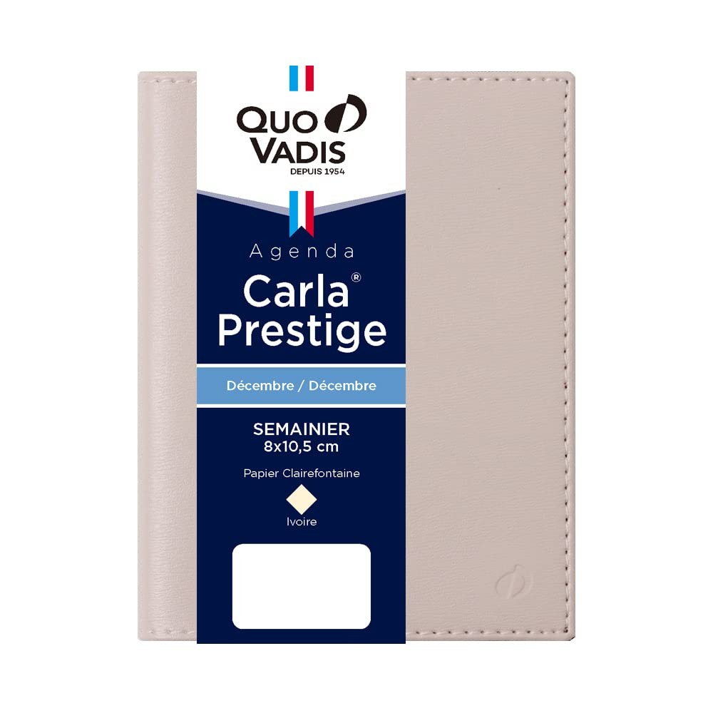 Quo Vadis Planner/Diary ‘Carla Prestige/Soho’ (Weekly Vertical, December 2025 St