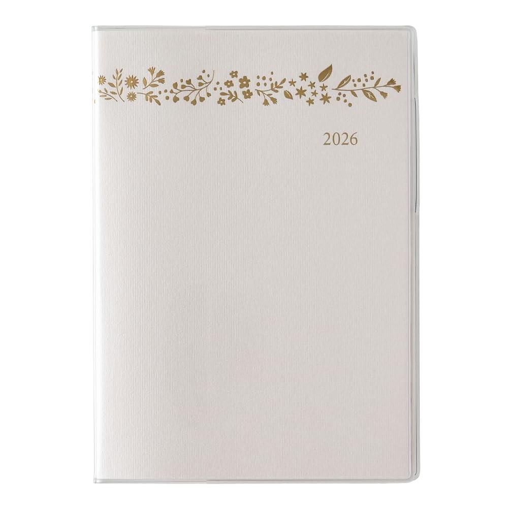 NOLTY Pagem Planner 2026 B6 Monthly Aida Memo White 2643