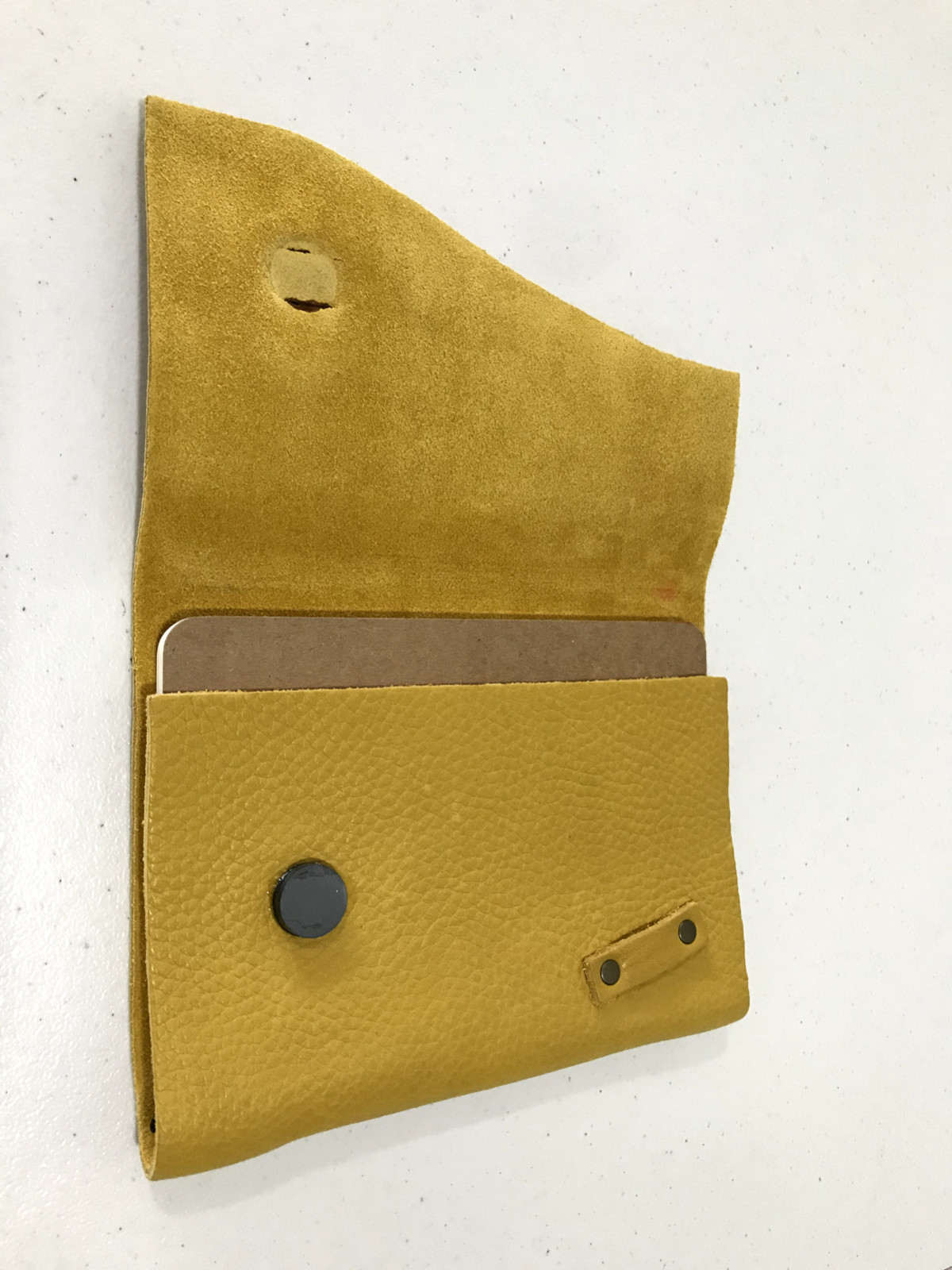 Portland Leather Goods Yellow Journal Notebook As Is READ