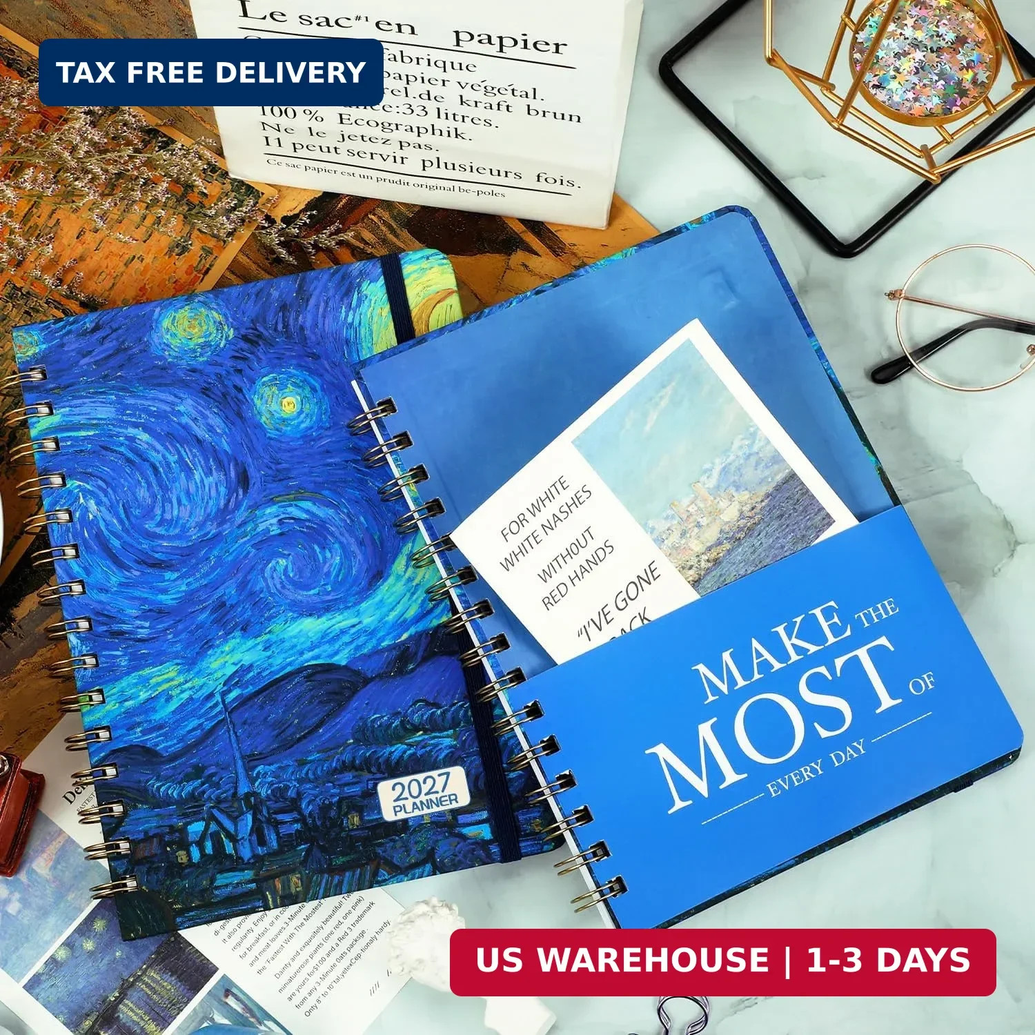 2027 Planner – Weekly & Monthly Planner 2027, Jan.2027 – Dec.2027, 6.4″ x 8.5″,