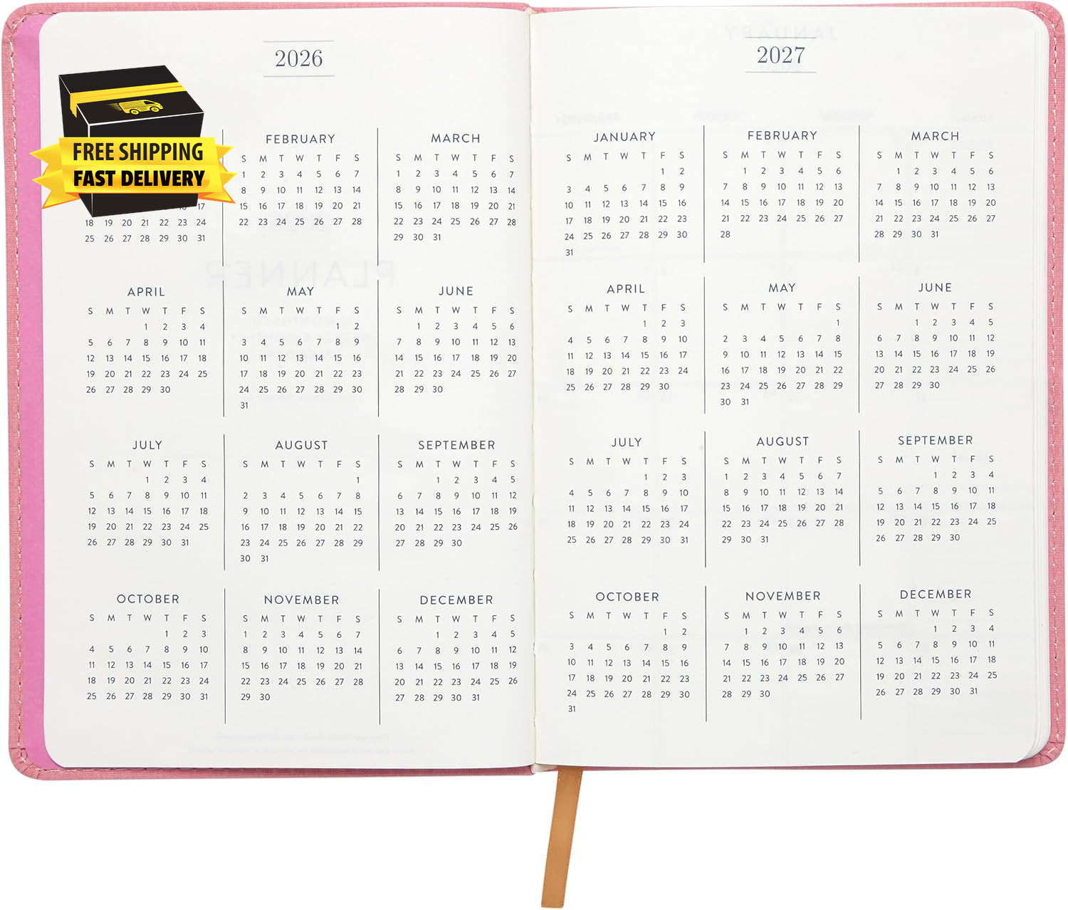 2026 Planner – Weekly and Monthly Planner – 6X8 Planning Notebook & Calendar Age