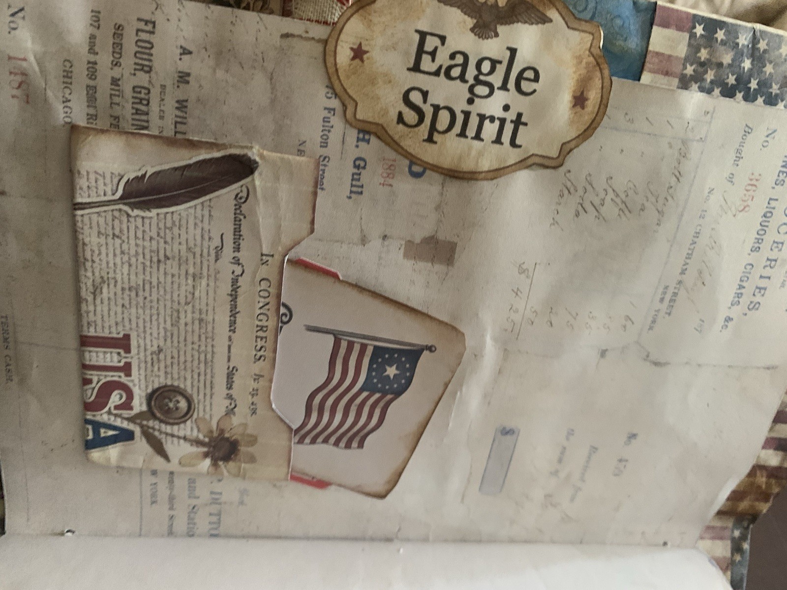 Junk Journal Patiotic 250th For Journals Or Pictures