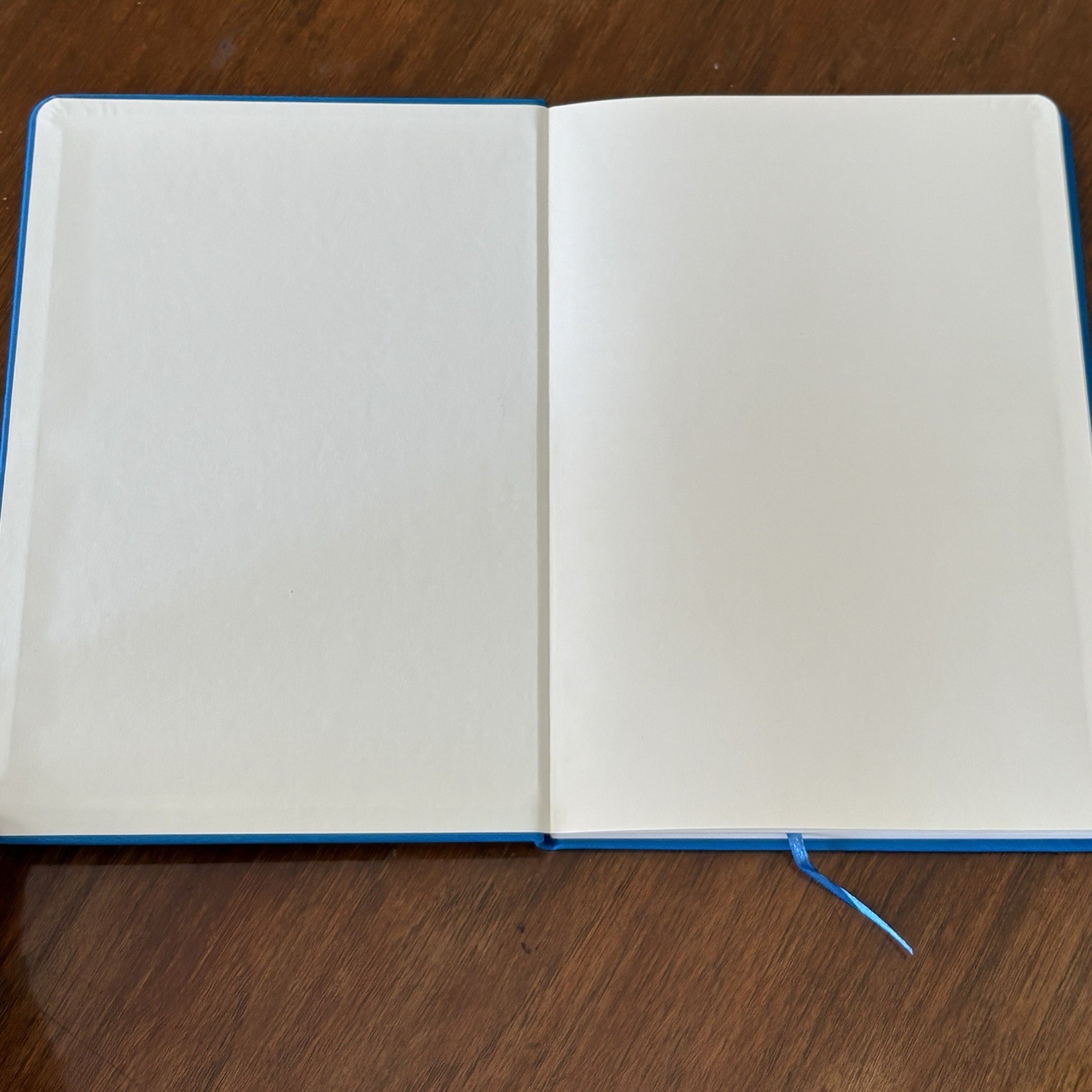 50 Page Wide Rule Lined Blue Notebook with Pen Loop and Page Marker
