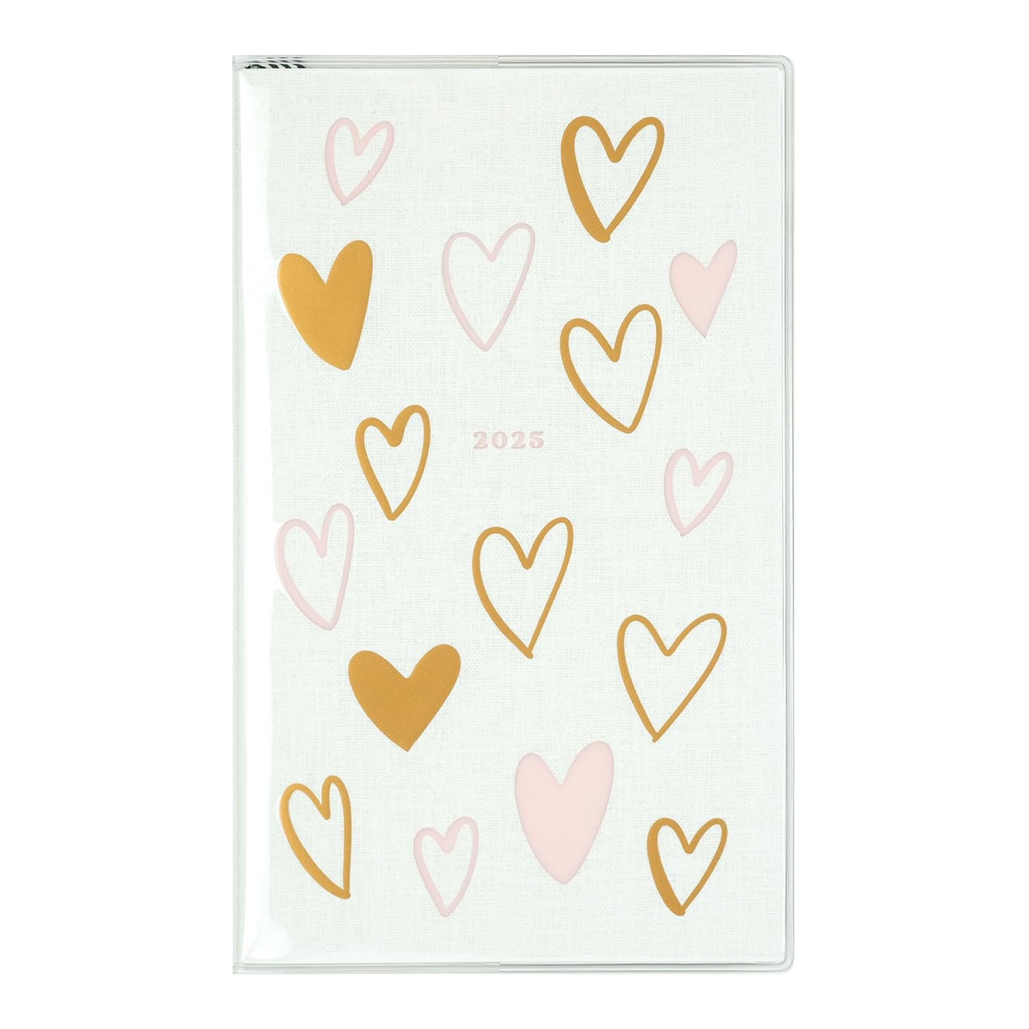 chic Planner 2025 B6 slim monthly heart CD-1332-MM (starting in December)