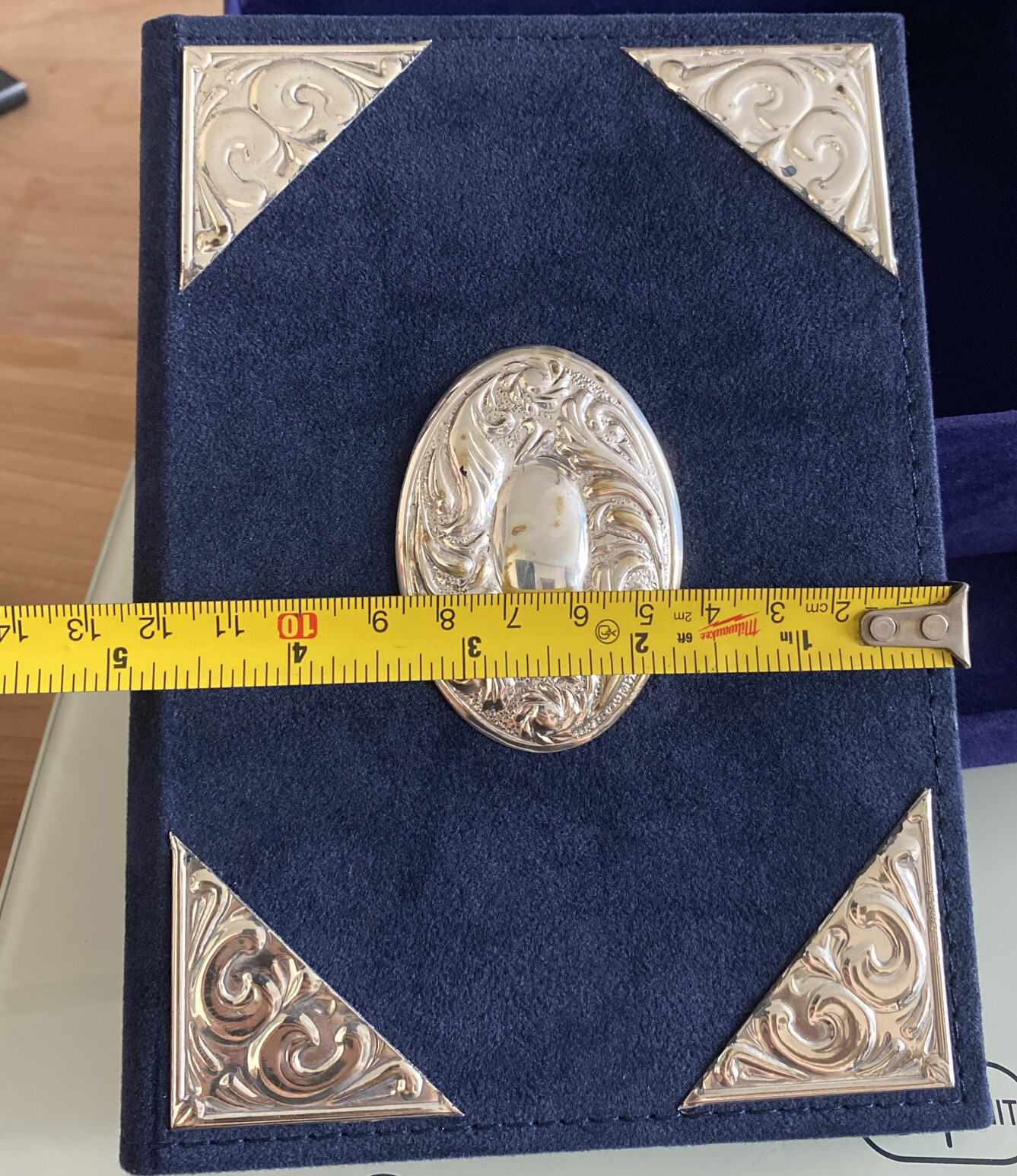 Vintage Never Used Memo & Address Book With Sterling Silver Accent