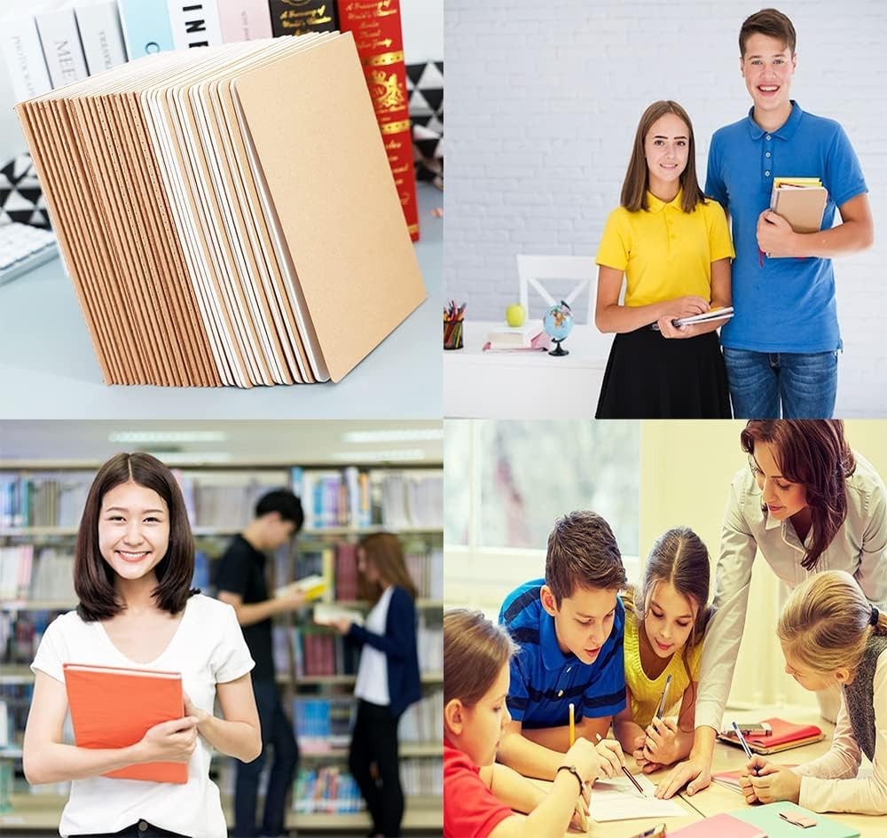 32 Pack Notebook Journals for Travelers, Students and Office, Writing Diary S…