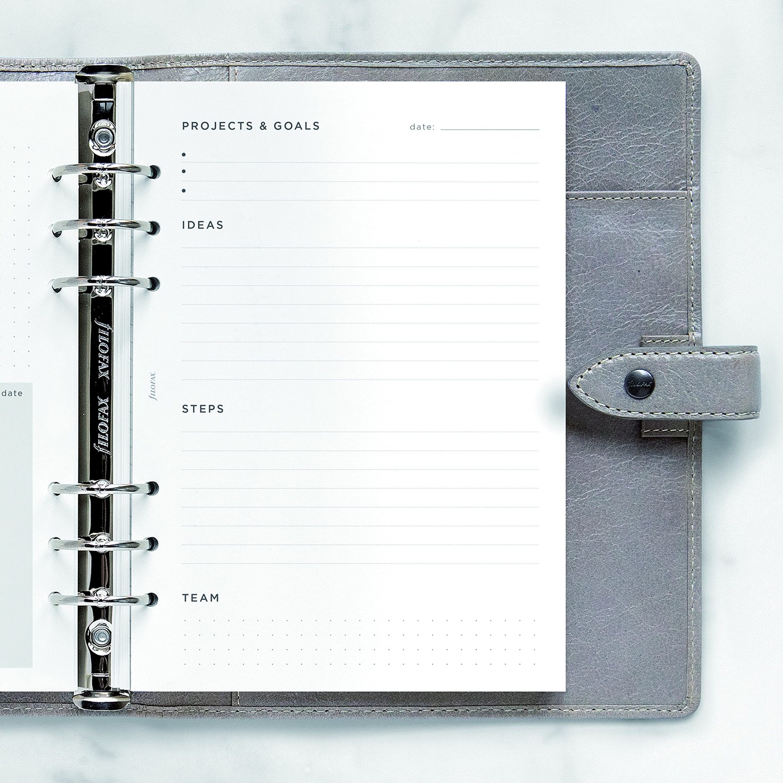 A5 Organizer Refill Project Management White Paper 8.26×5.82 Inch 56 Sheets
